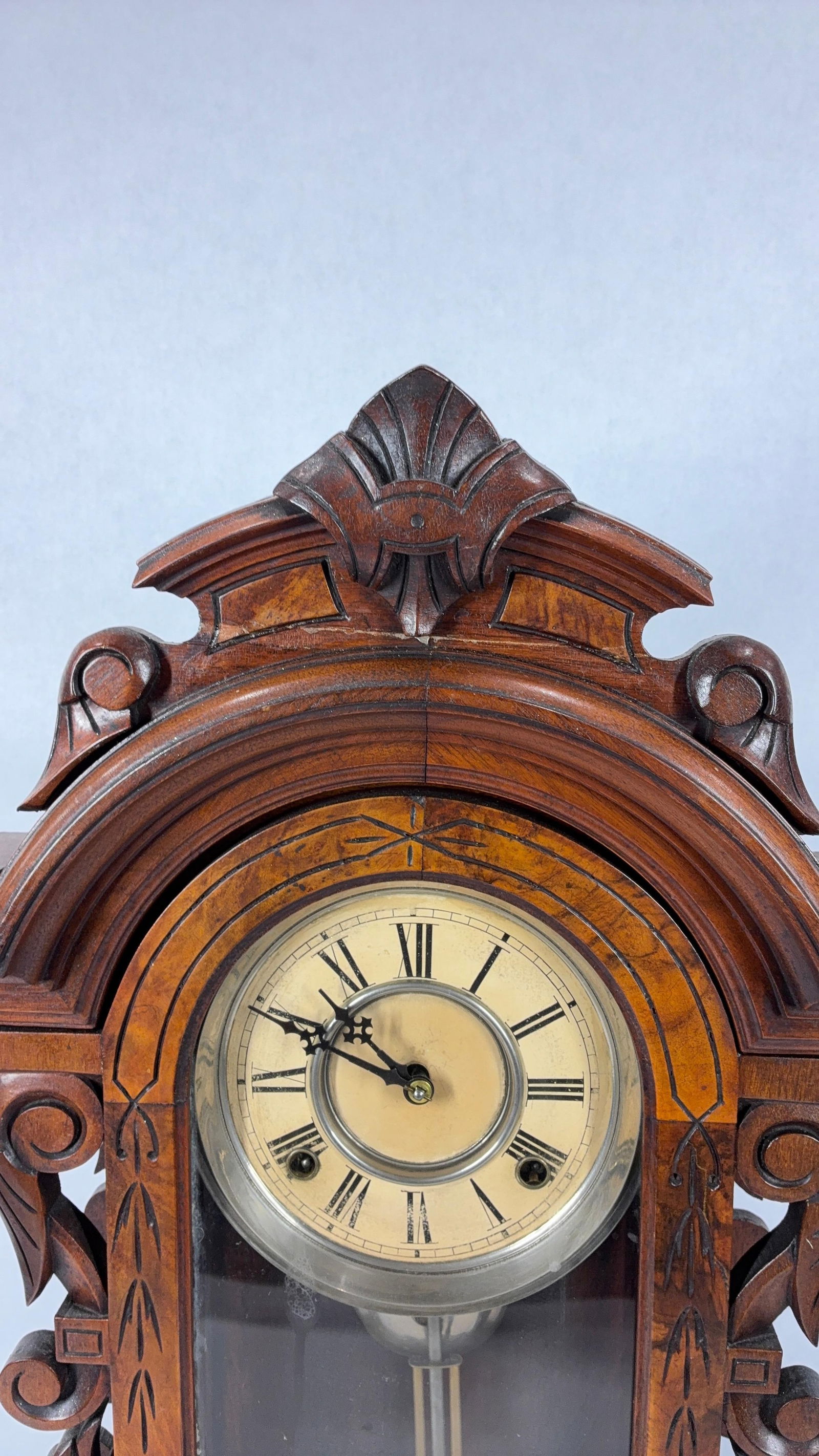 American Walnut Shelf Clock - 3