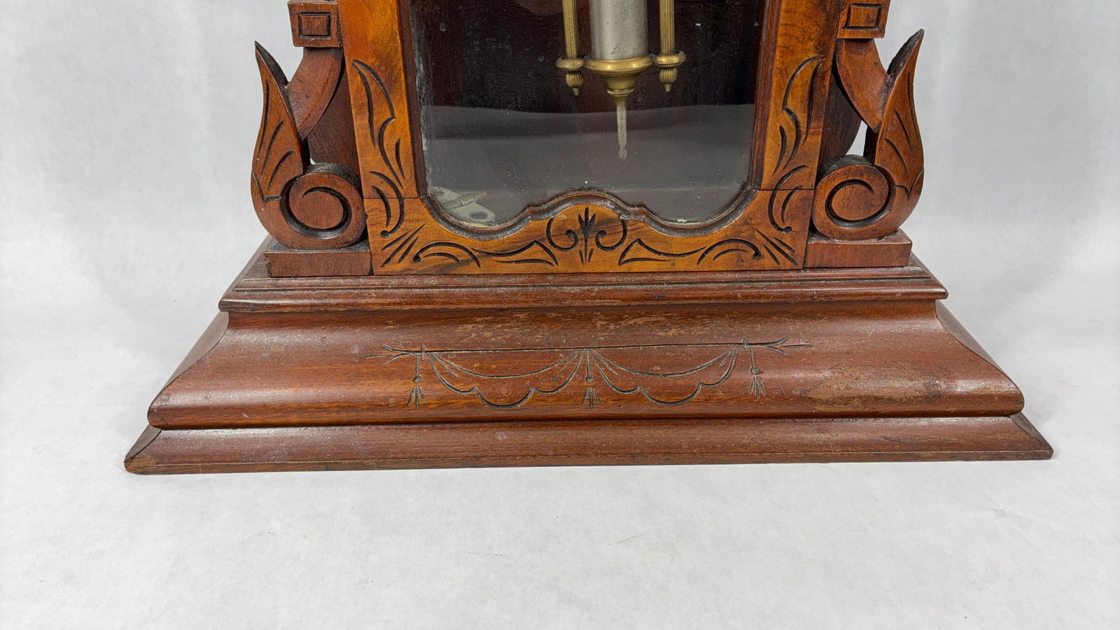 American Walnut Shelf Clock - 6