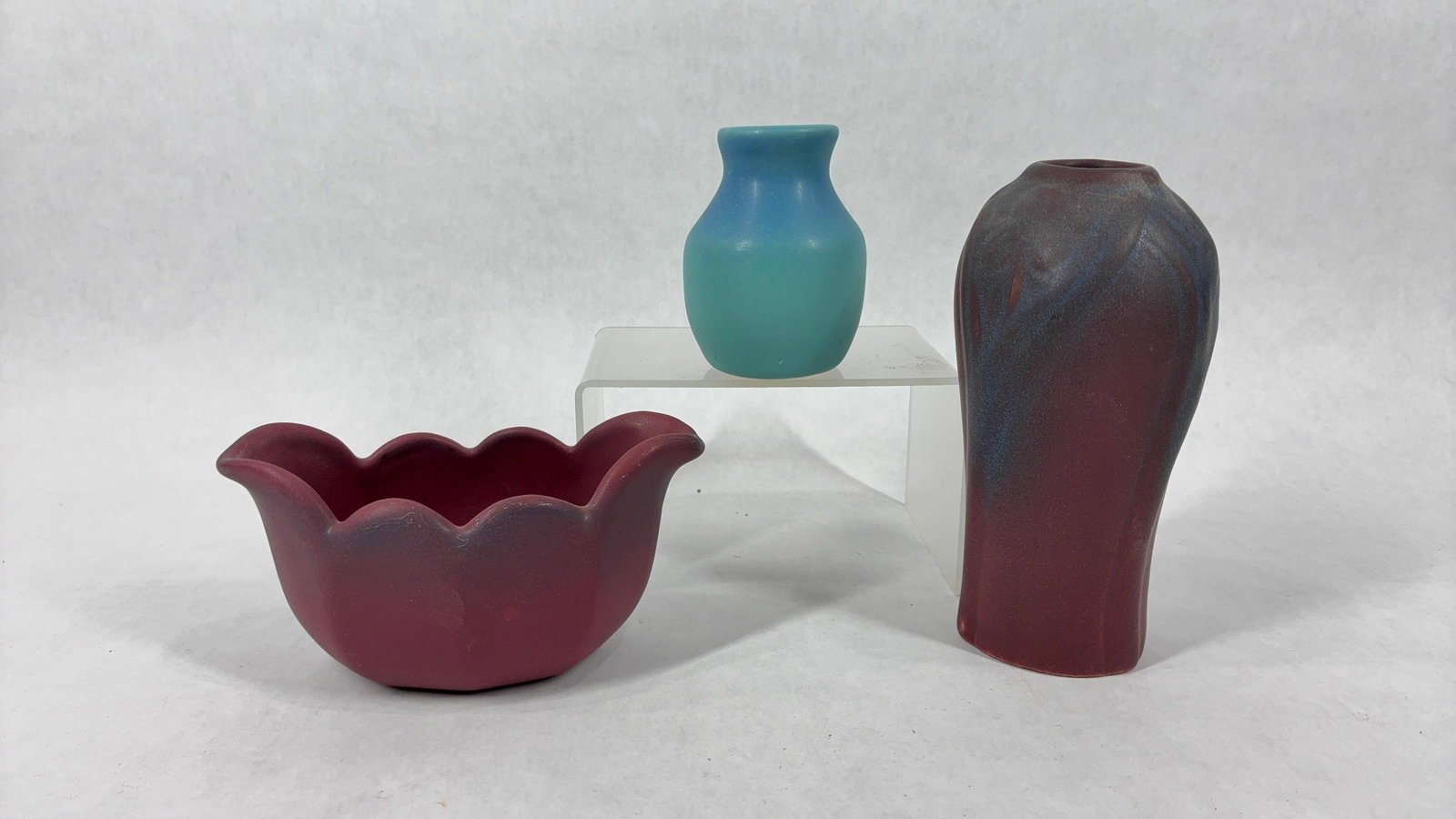 Three Piece Van Briggle Pottery (1 of 11)