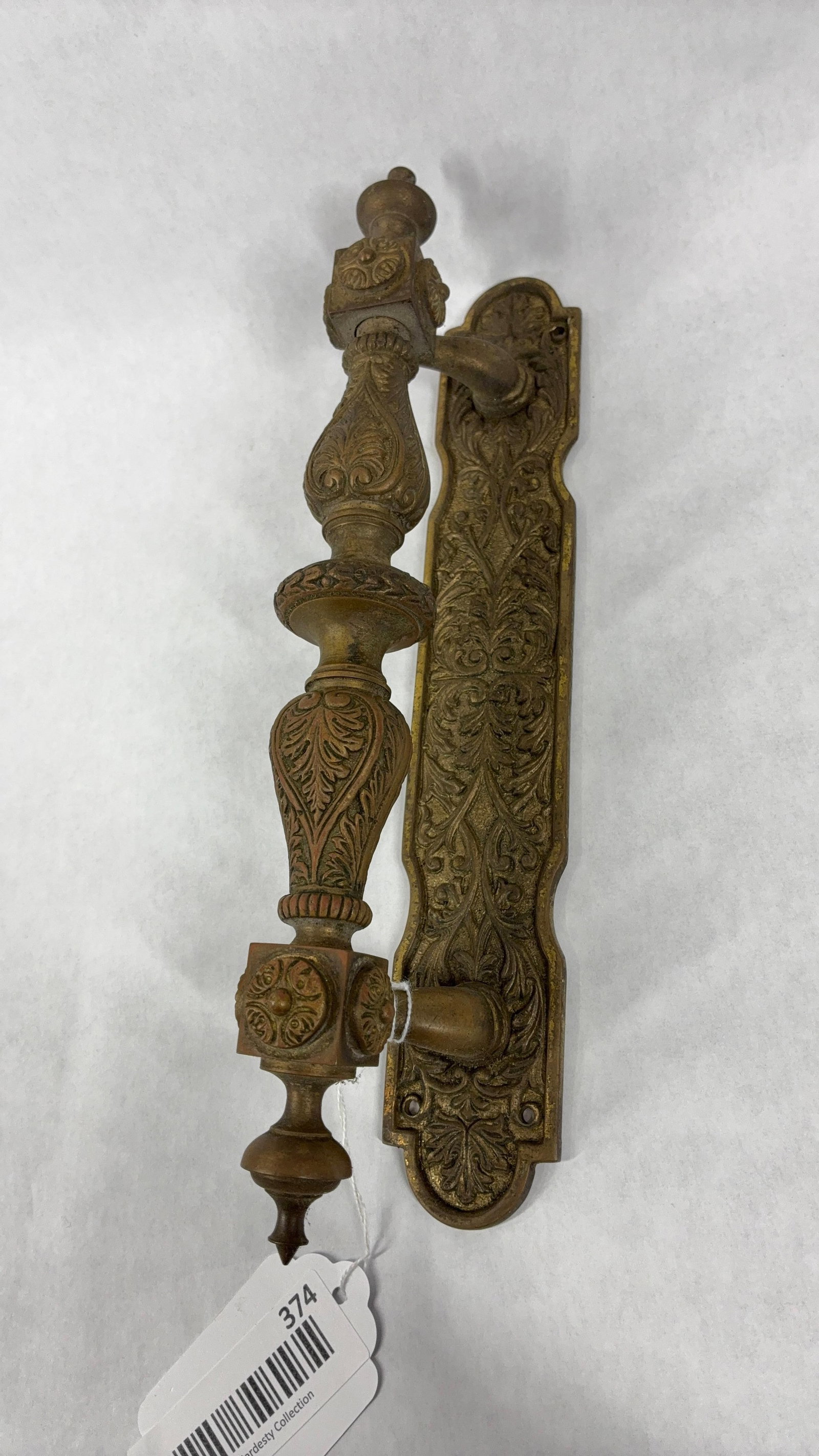Heavy Brass Elaborate Door Handle (1 of 4)