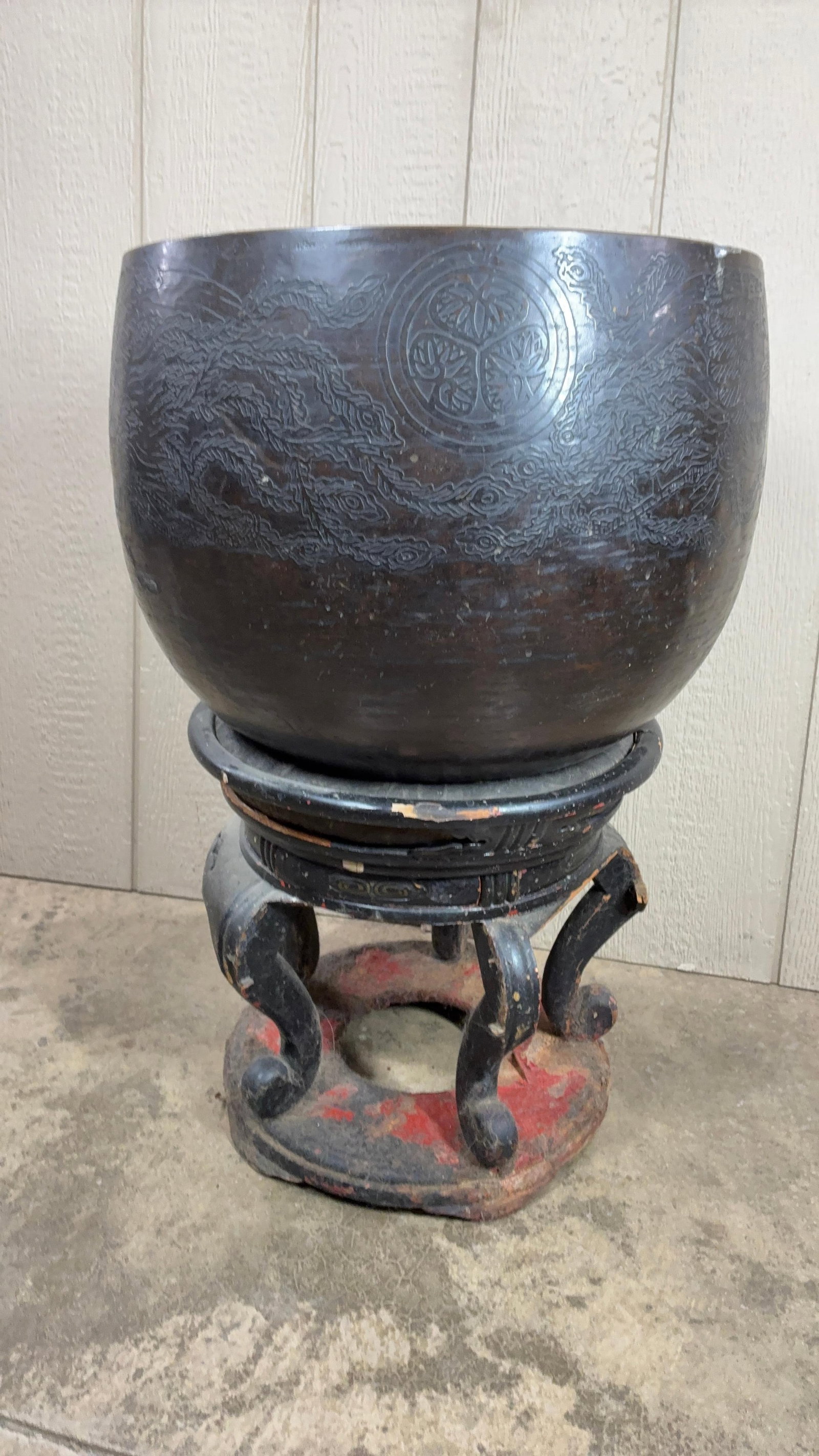 Large Bronze Japanese Temple Gong (1 of 11)