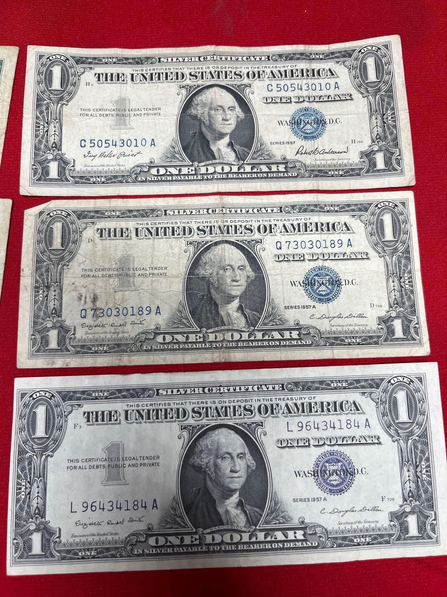 $1 Silver Certificates - 4