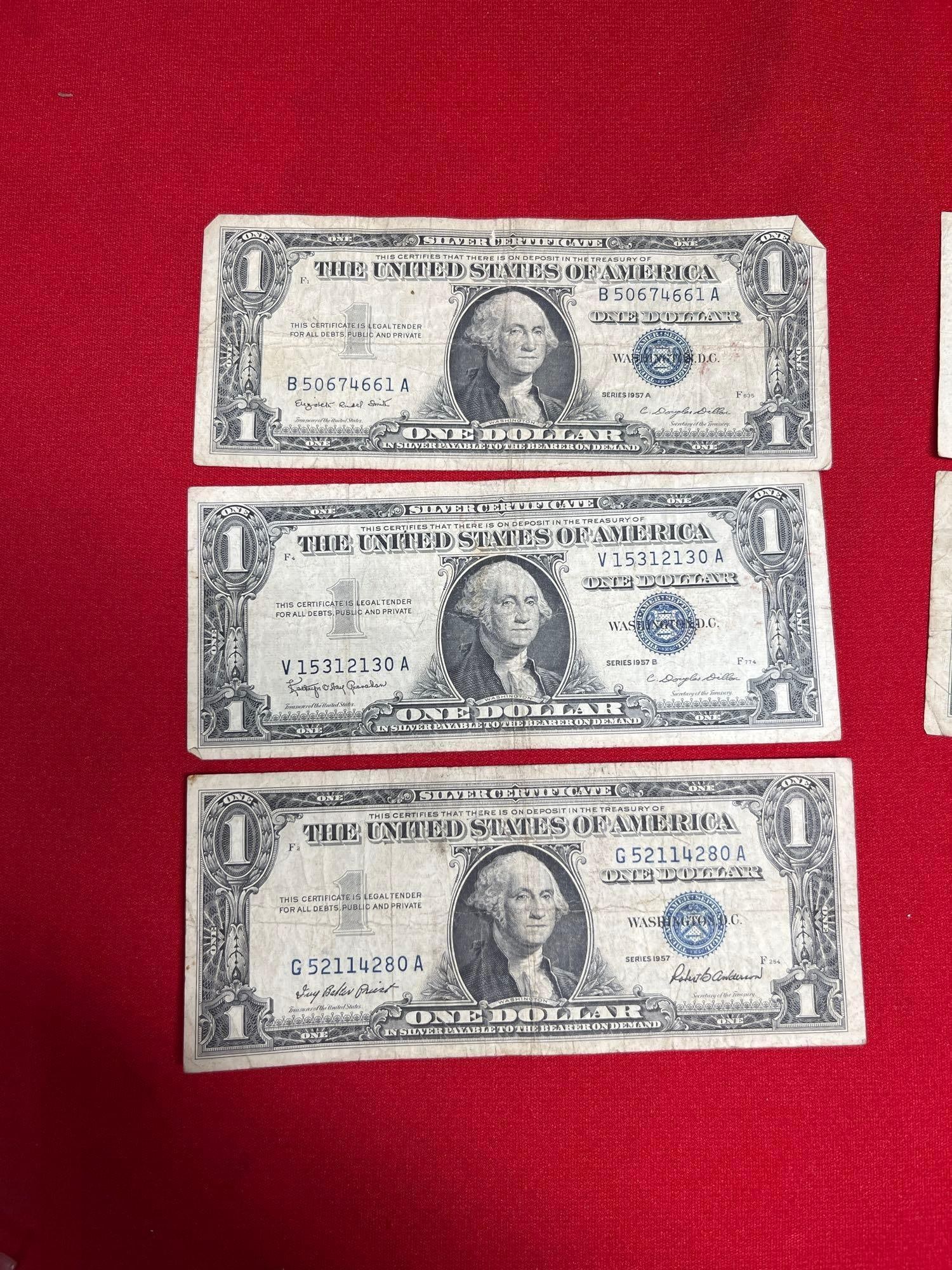 $1 Silver Certificates - 4