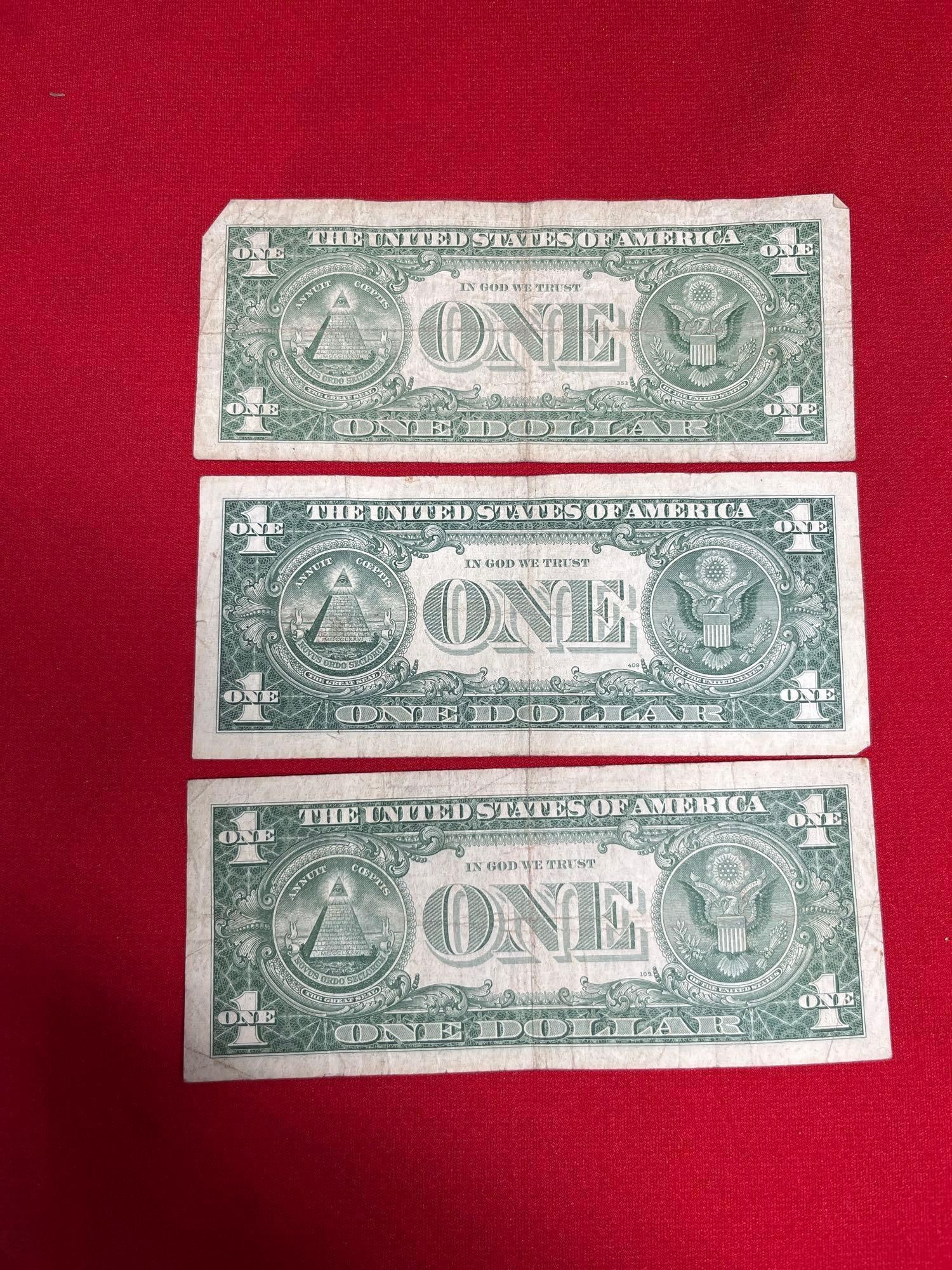 $1 Silver Certificates - 5