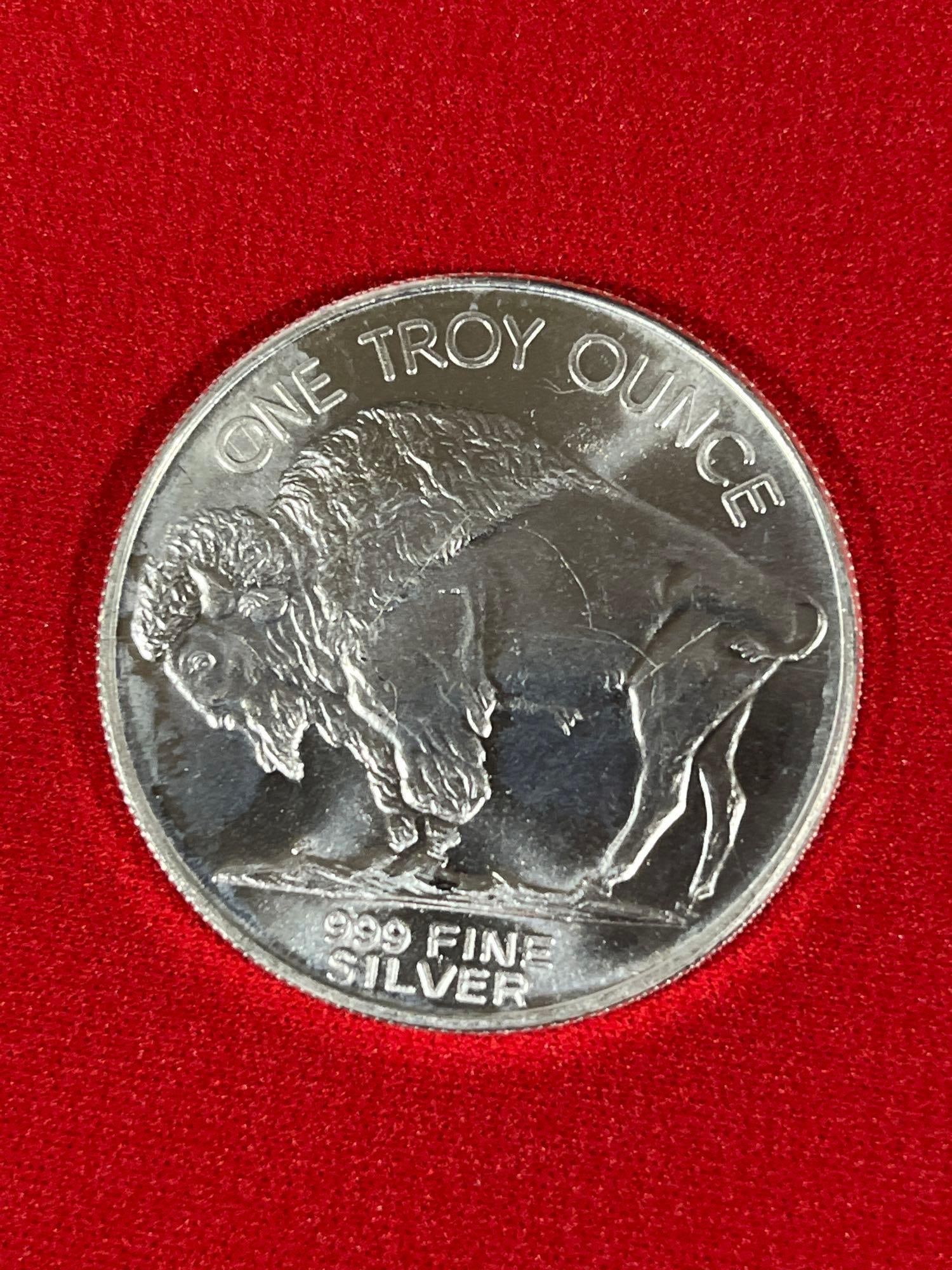 Buffalo Head Silver Round - 2