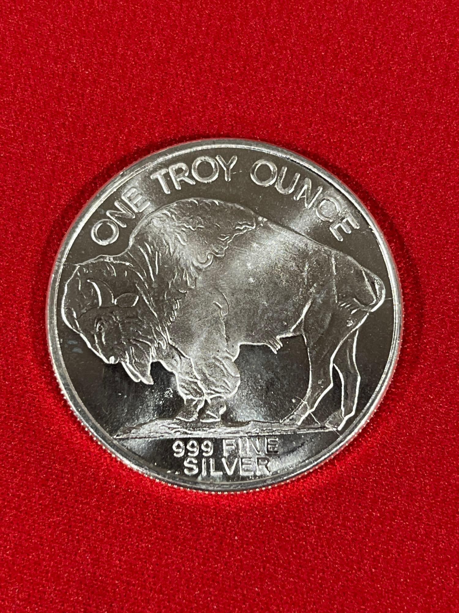 Buffalo Head SIlver Round - 2