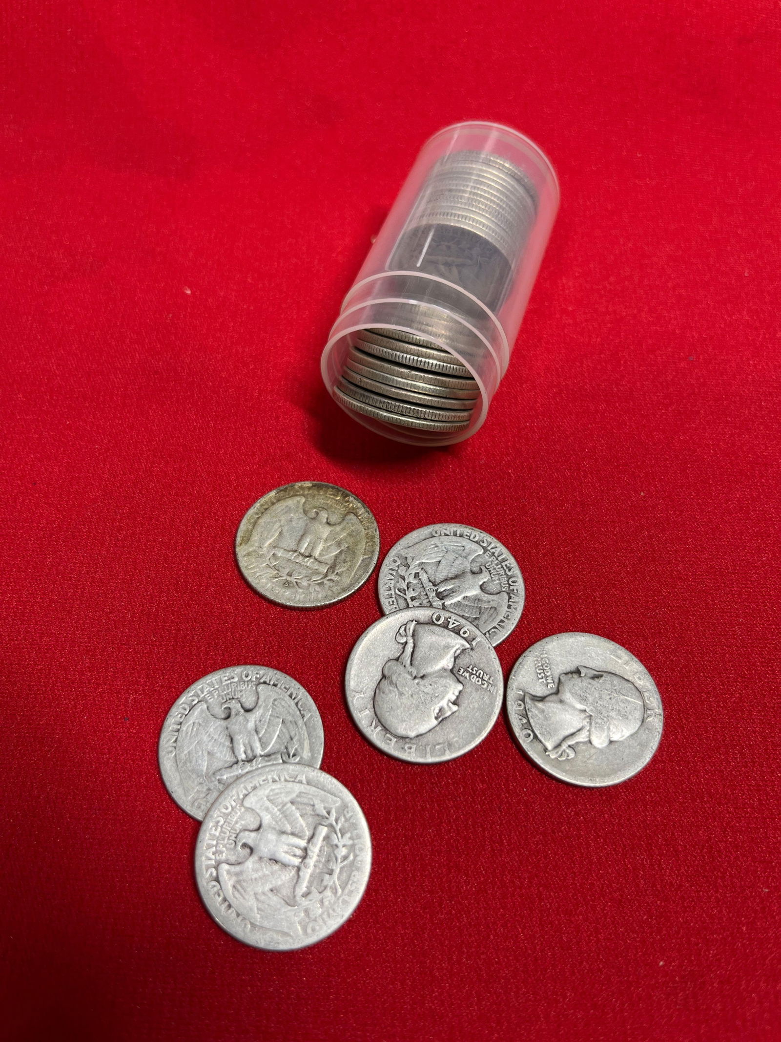 30 Silver Washington Quarters (1 of 3)