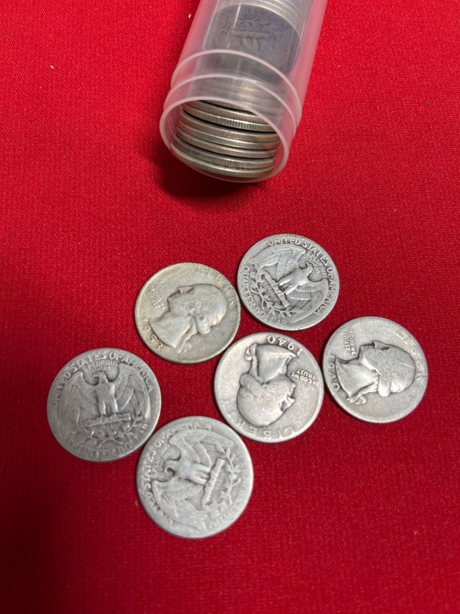30 Silver Washington Quarters - 2