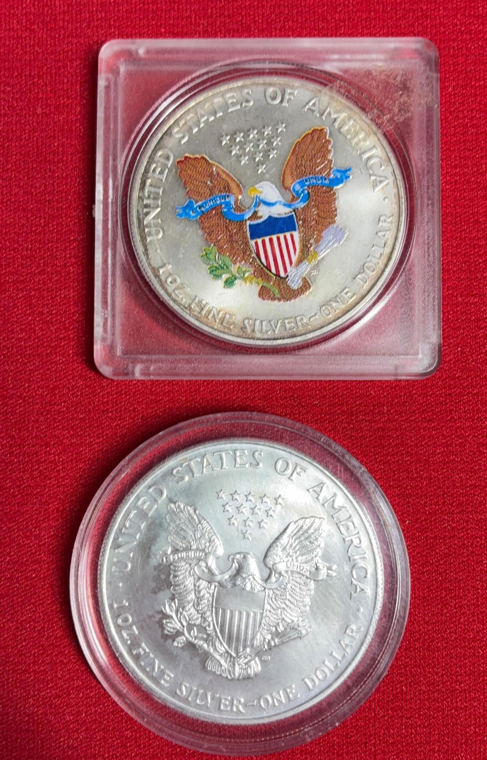 Colorized 2000 Silver Eagles - 4