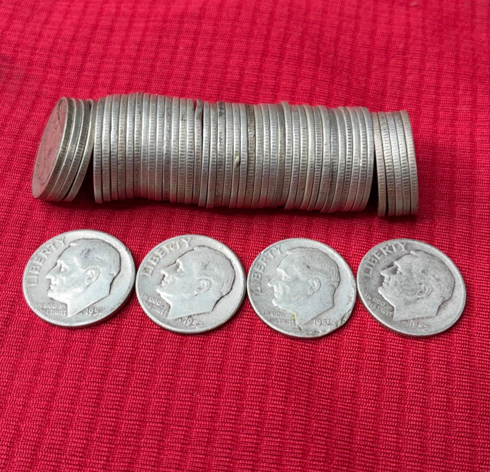 50 Roosevelt Dimes (1 of 3)