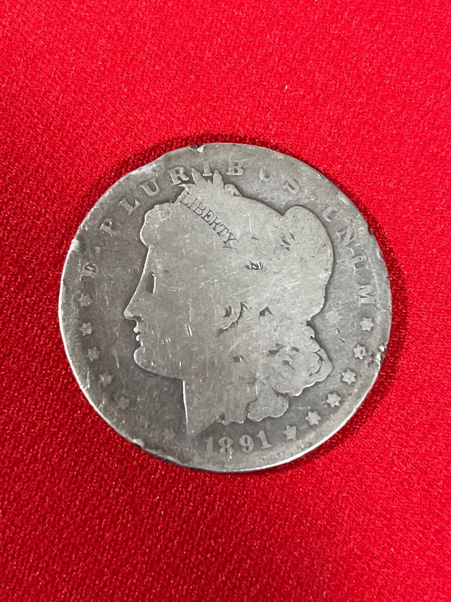 3 O Mint Mark Morgan Silver Dollars - 2