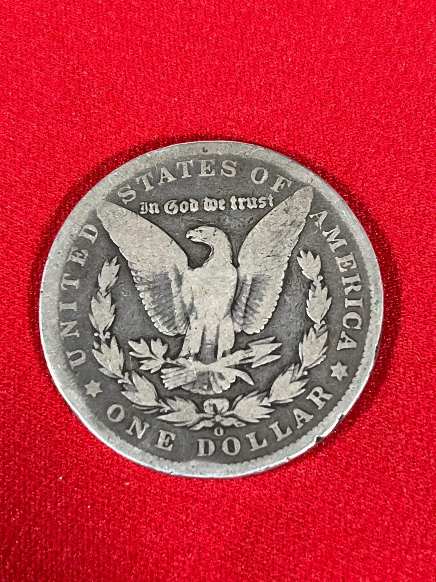 3 O Mint Mark Morgan Silver Dollars - 7