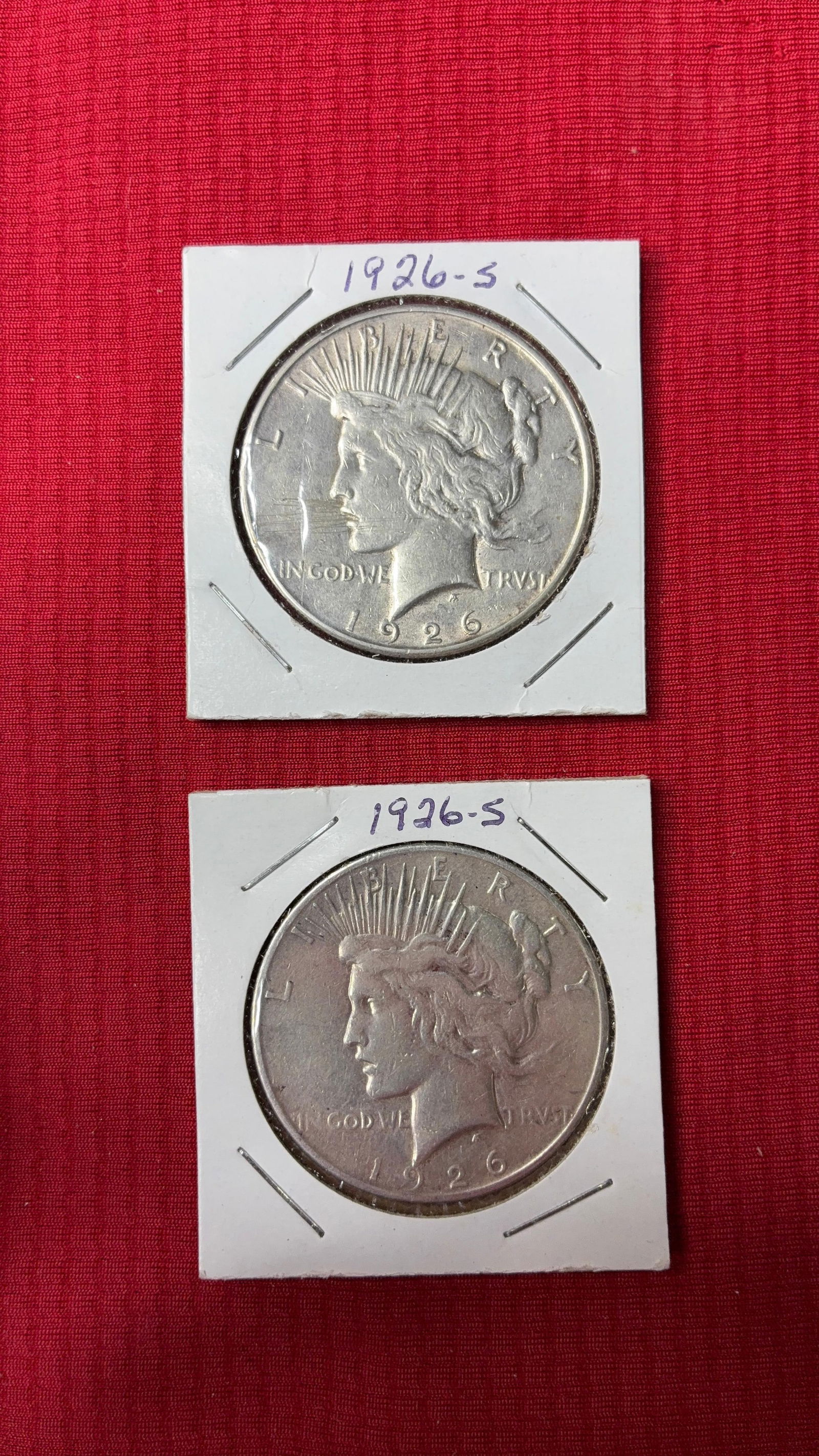 1926S Peace Dollars (1 of 2)