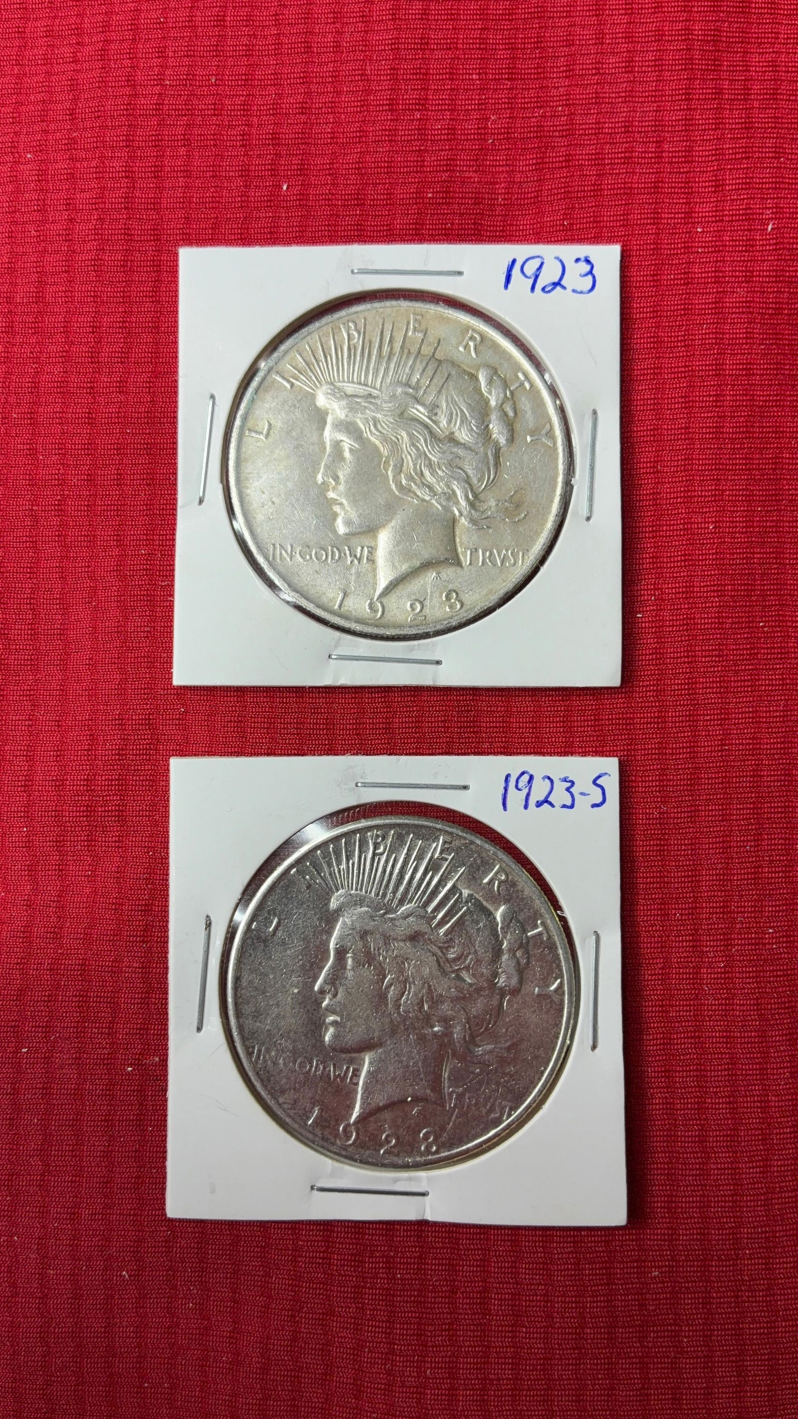 1923 and 1923S Peace Dollars (1 of 2)
