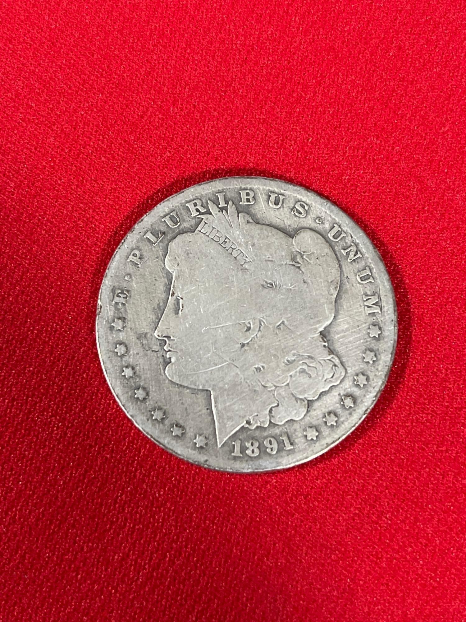 3 O Mint Morgan Silver Dollars - 2