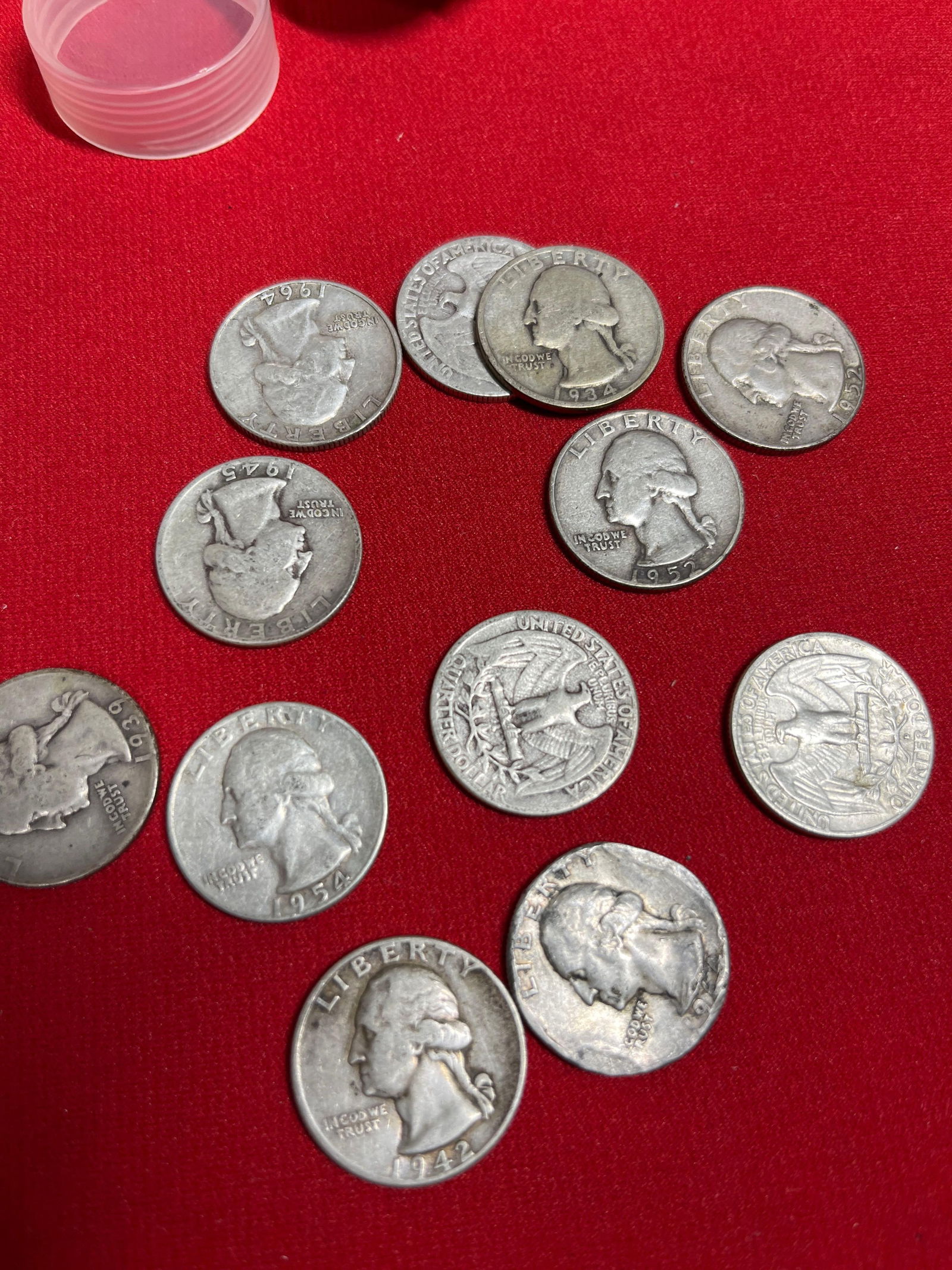 Silver Washington Quarters - 2