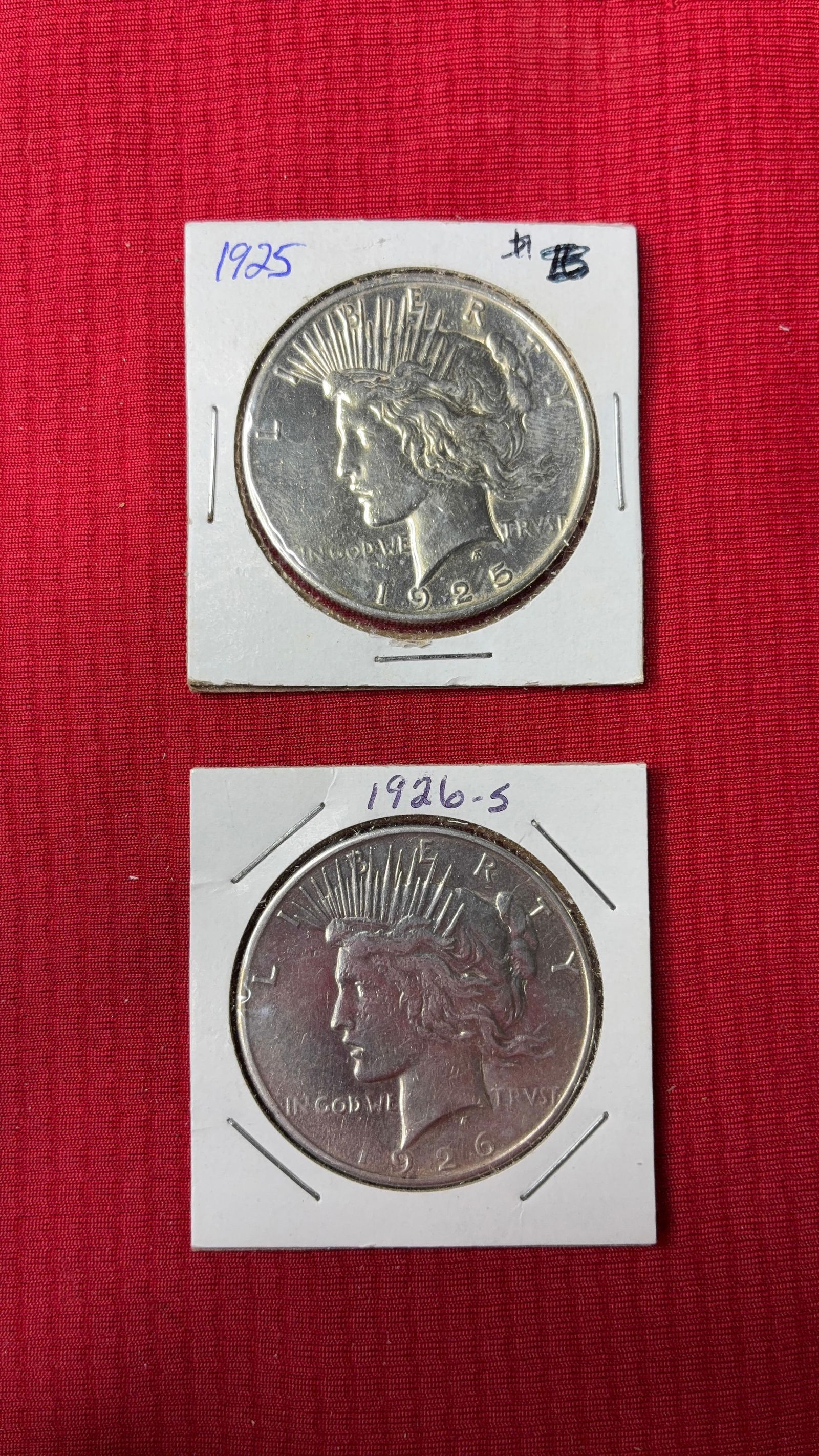 1925 and 1926 Peace Dollars (1 of 2)