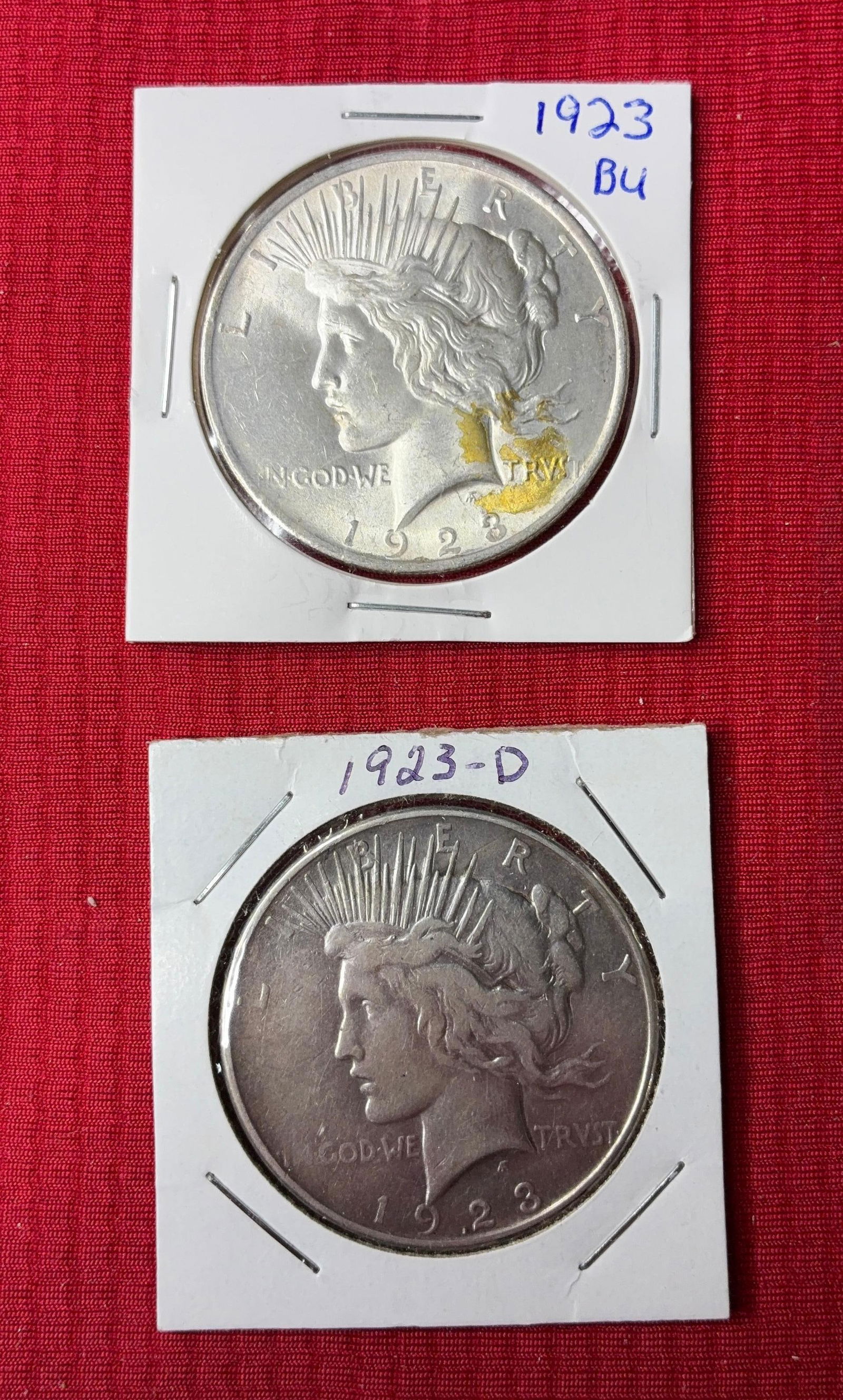 1923 and 1923S Peace Dollars (1 of 2)