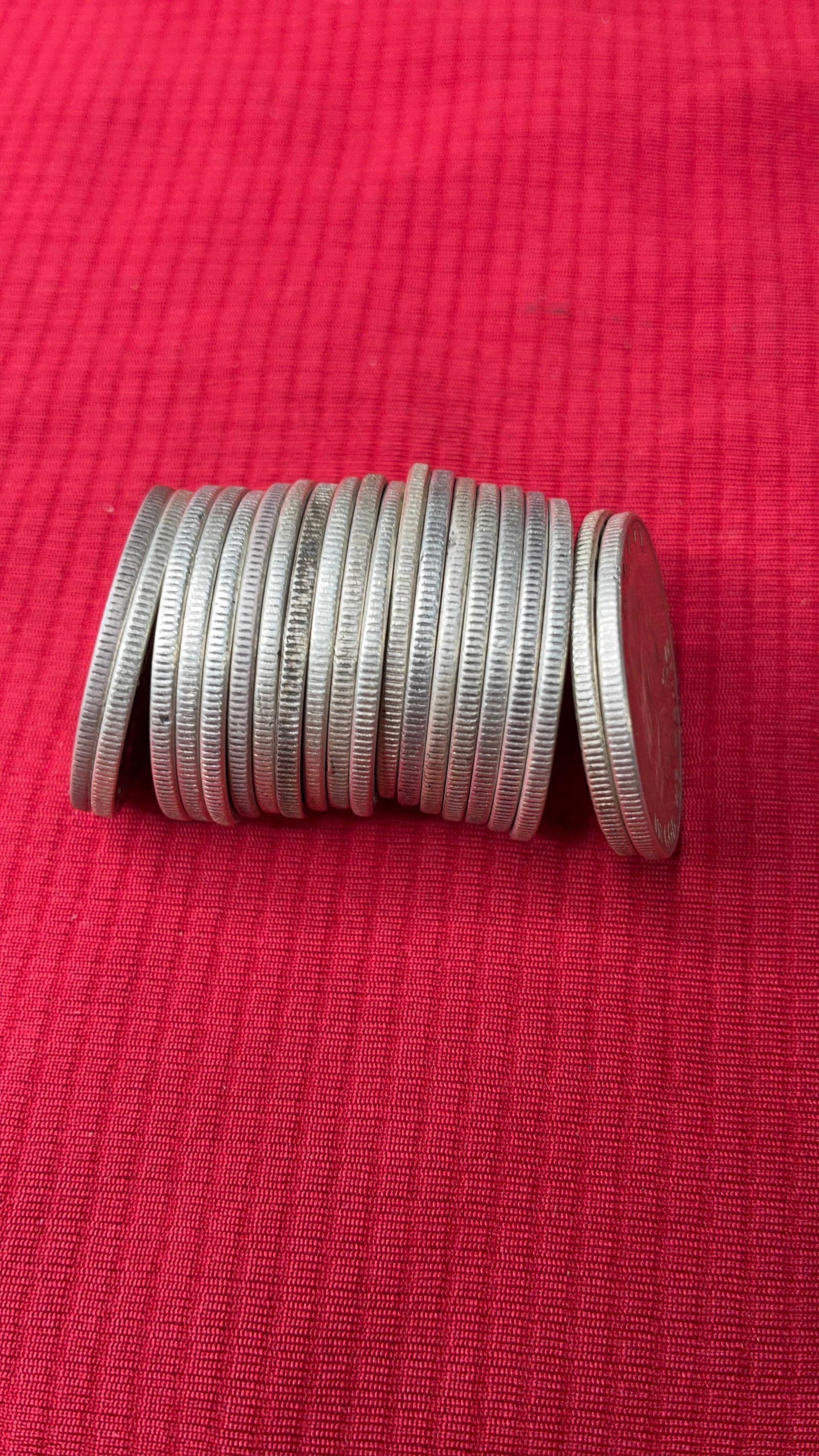 20 Silver Franklin Half Dollars - 6