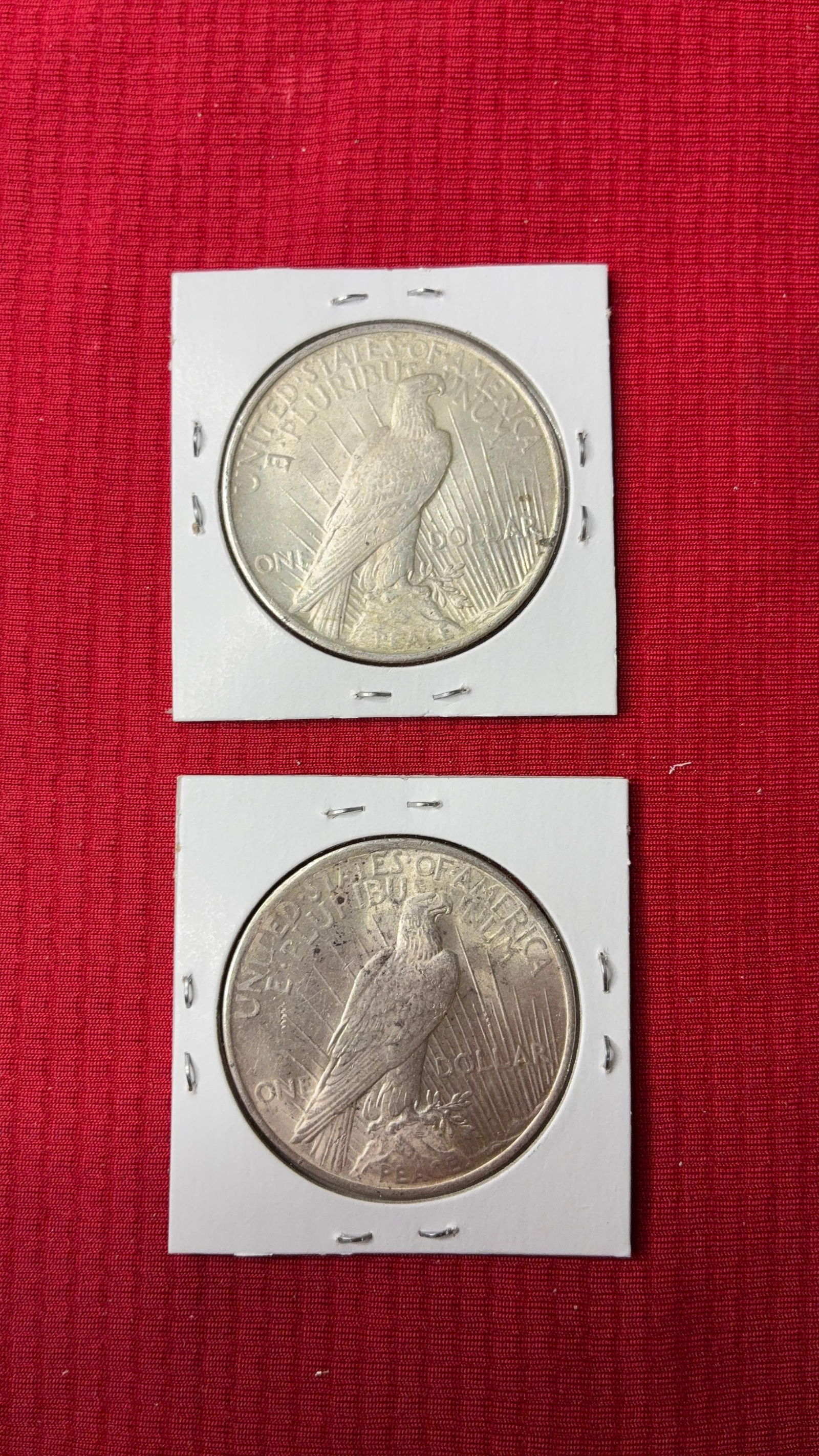 1923 Peace Dollars - 2