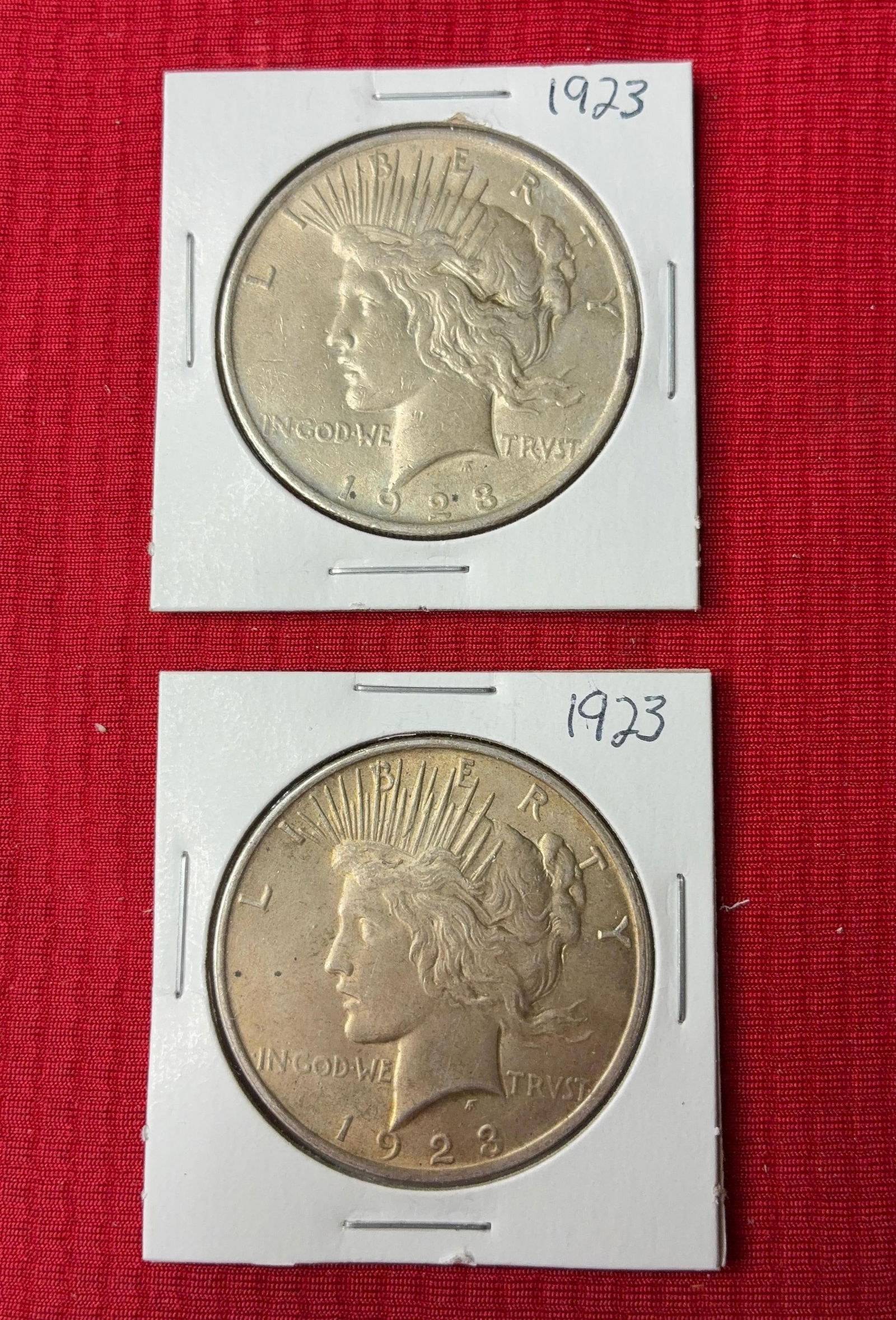 1923 Peace Dollars (1 of 2)