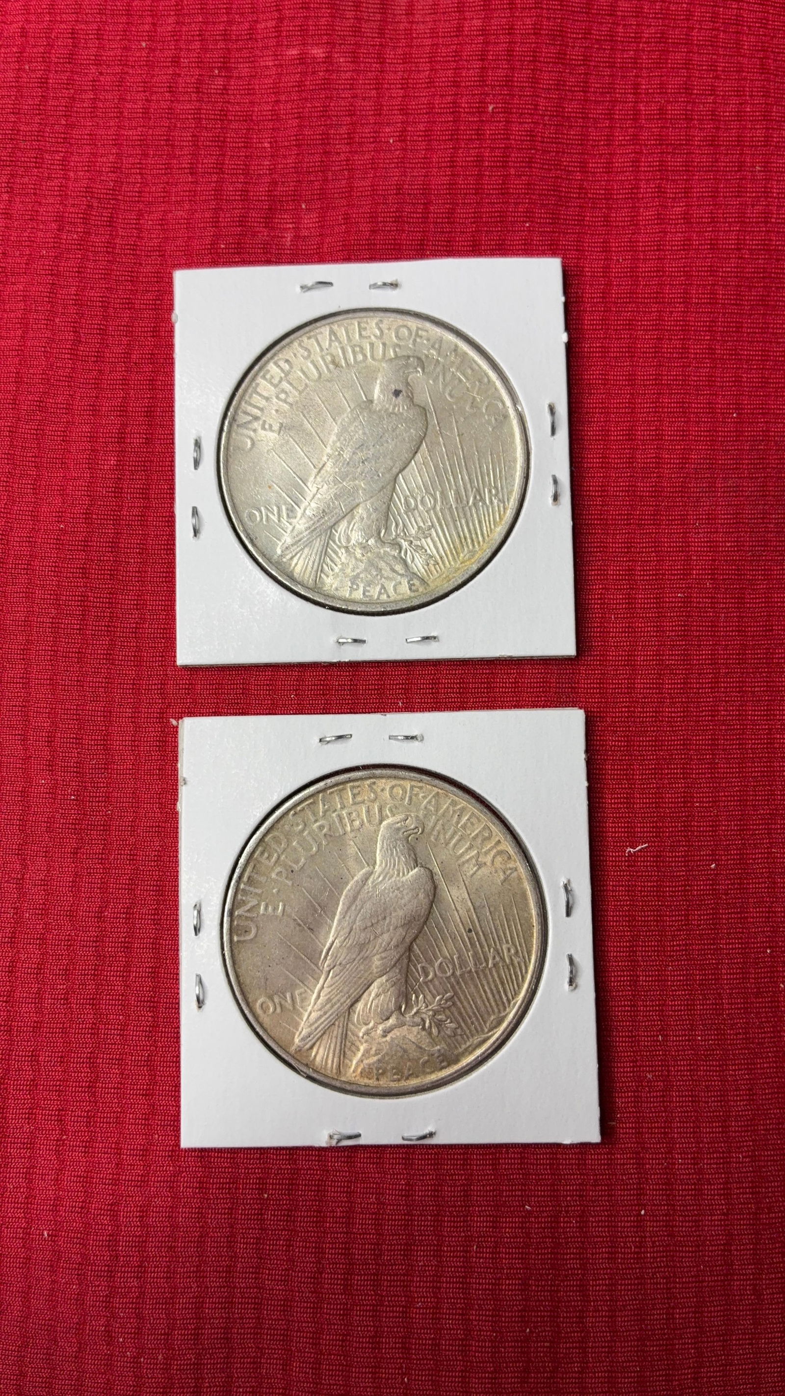 1923 Peace Dollars - 2