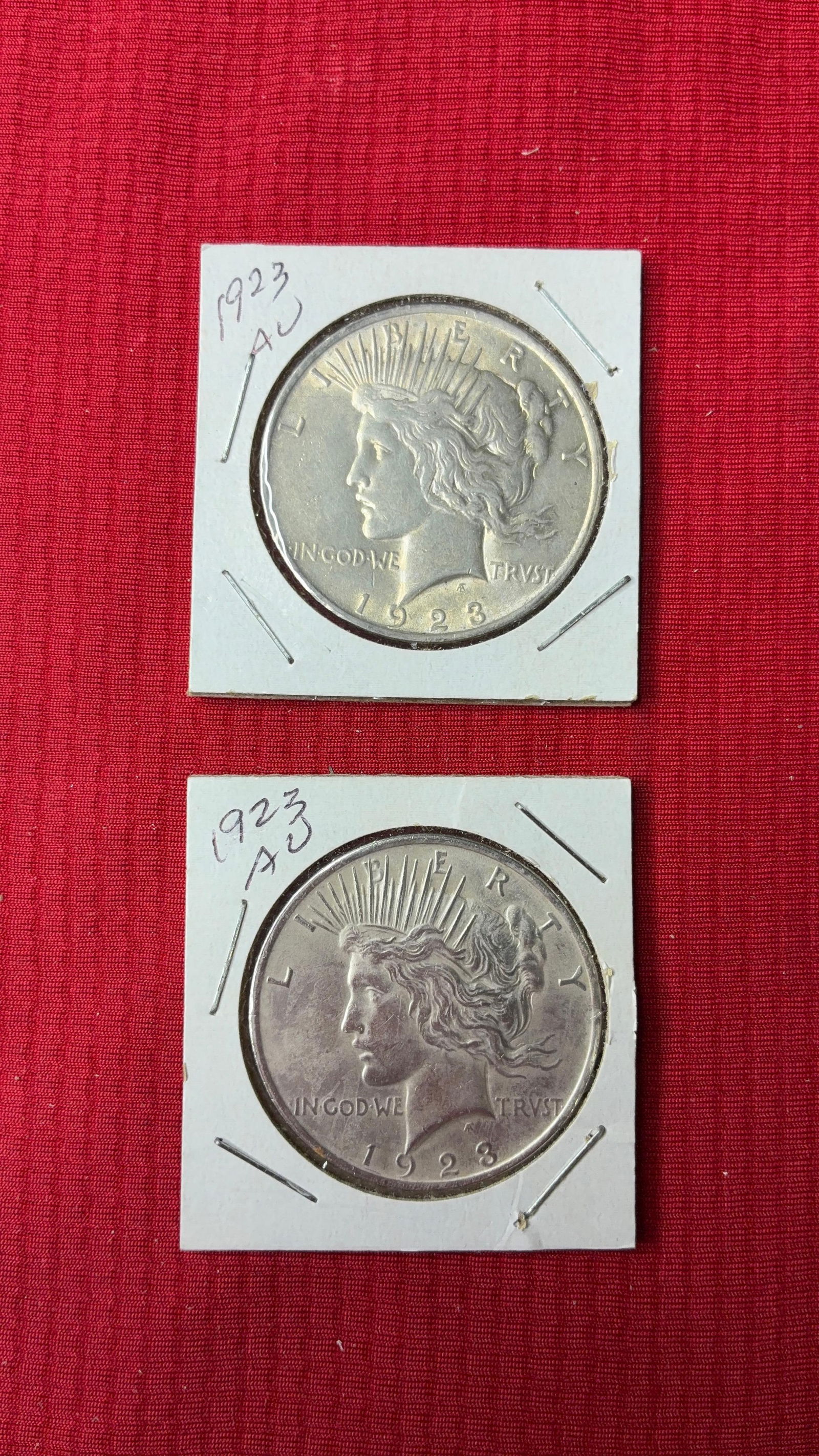 1923 Peace Dollars (1 of 2)