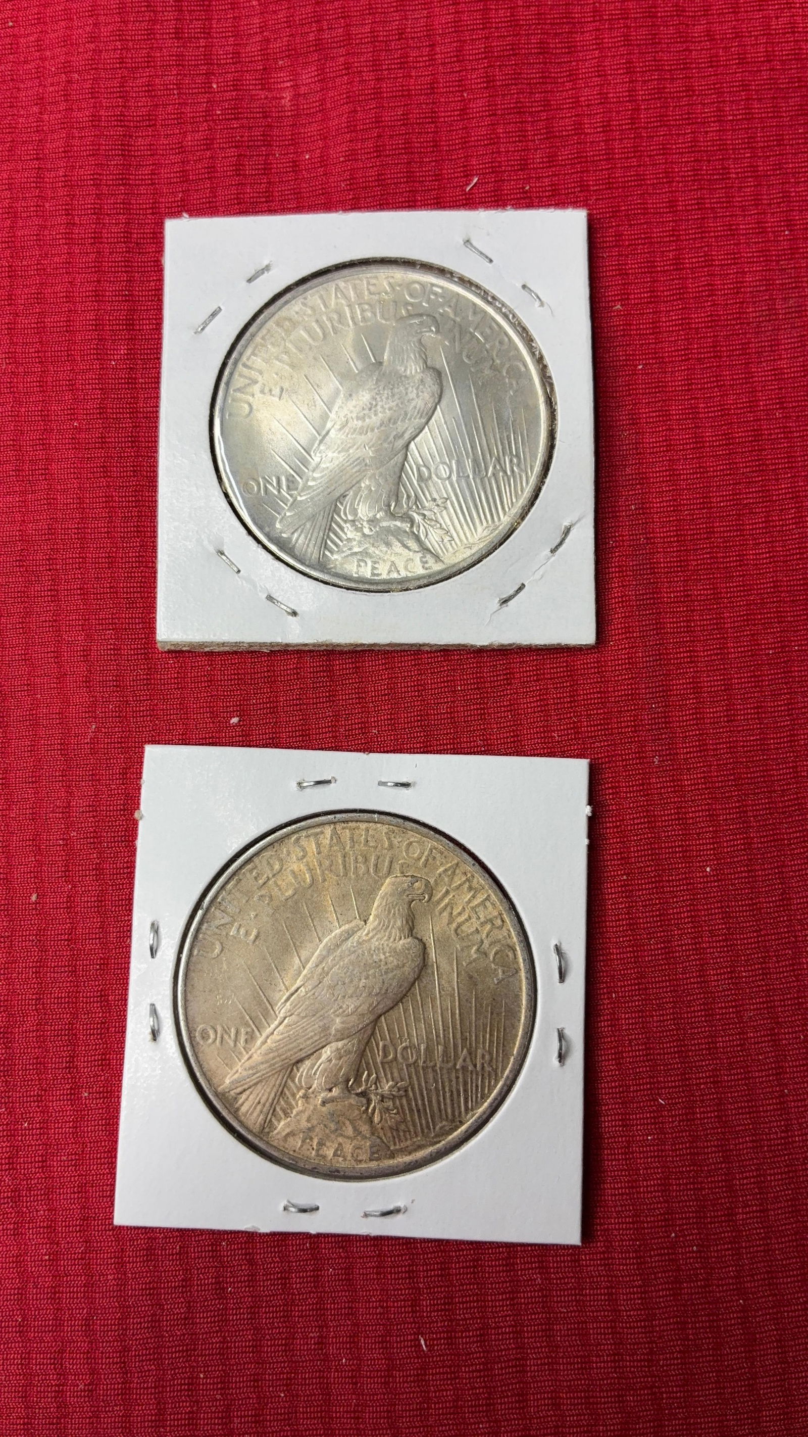 1923 Peace Dollars - 2