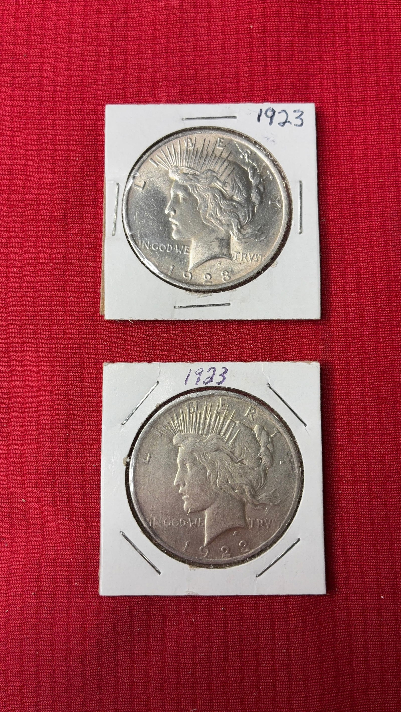 1923 Peace Dollars (1 of 2)