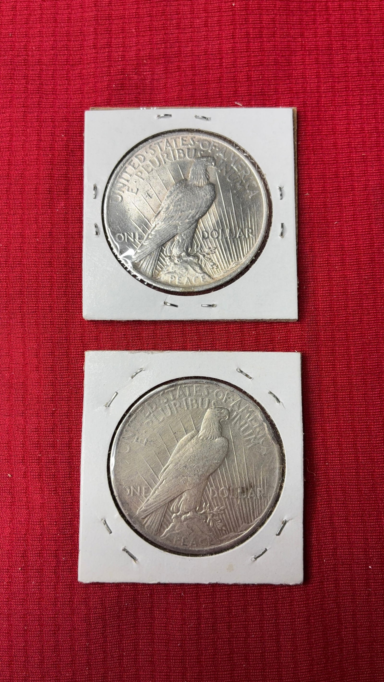 1923 Peace Dollars - 2