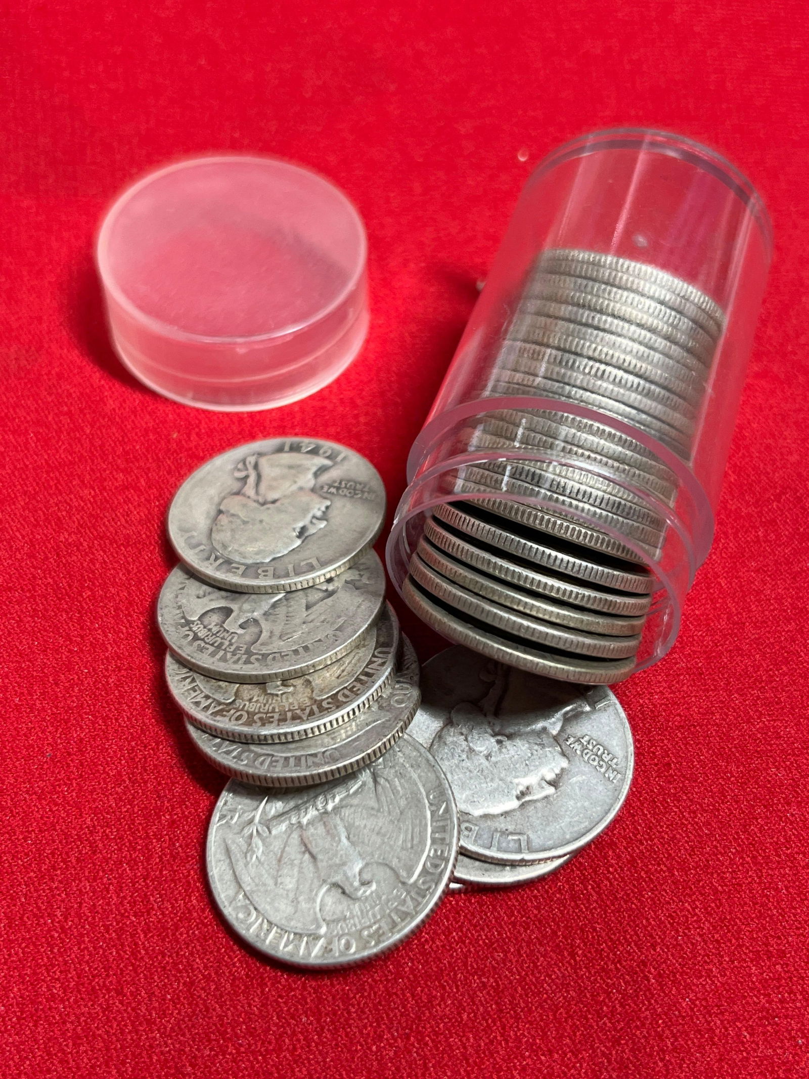 30 Silver Washington Quarters (1 of 3)