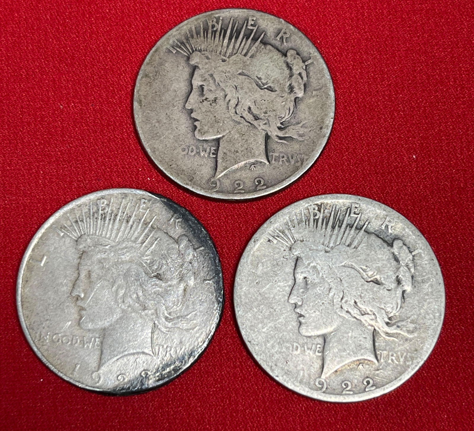 1922 Peace Dollars (1 of 7)