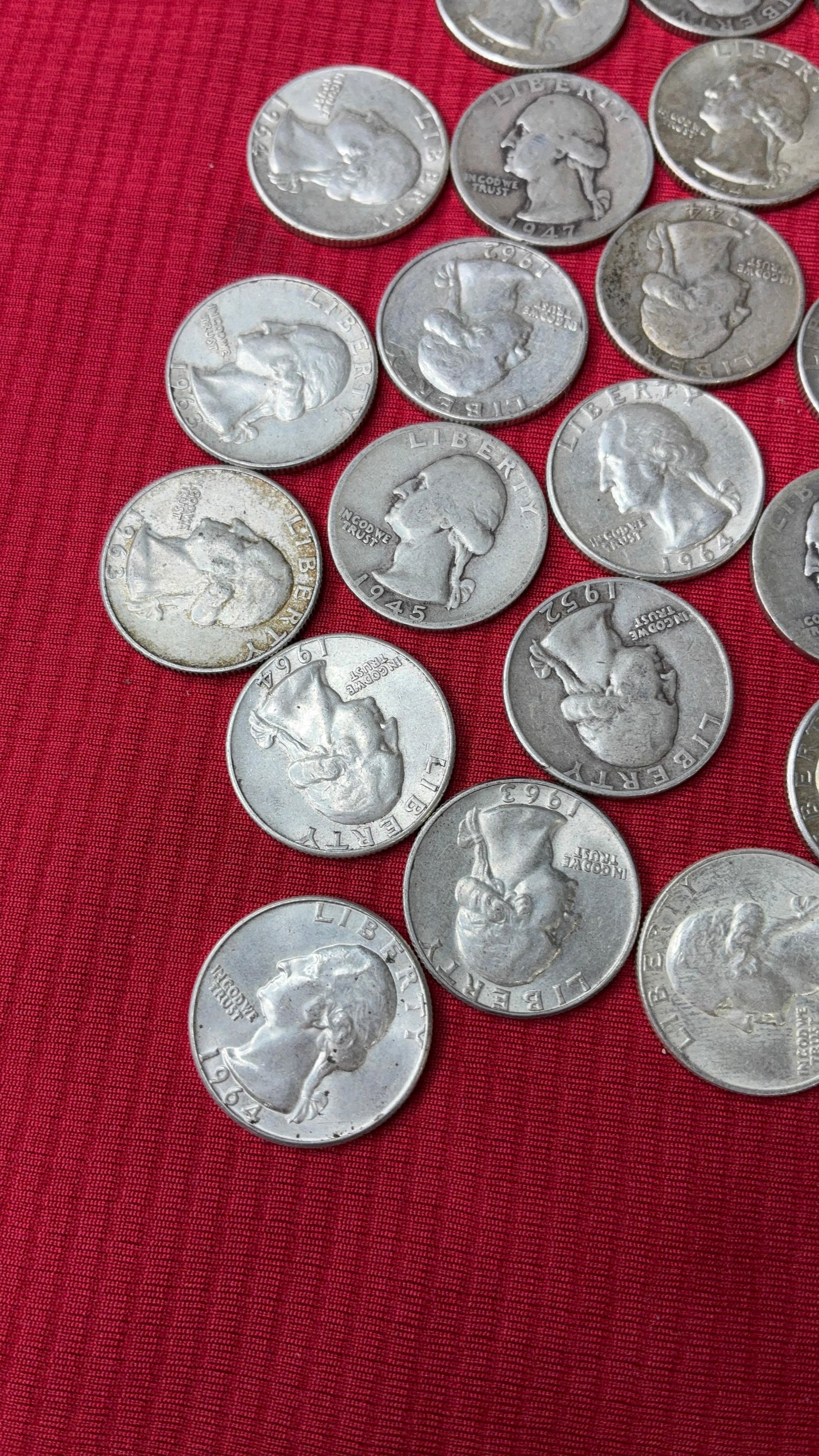 30 SIlver Washington Quarters - 4