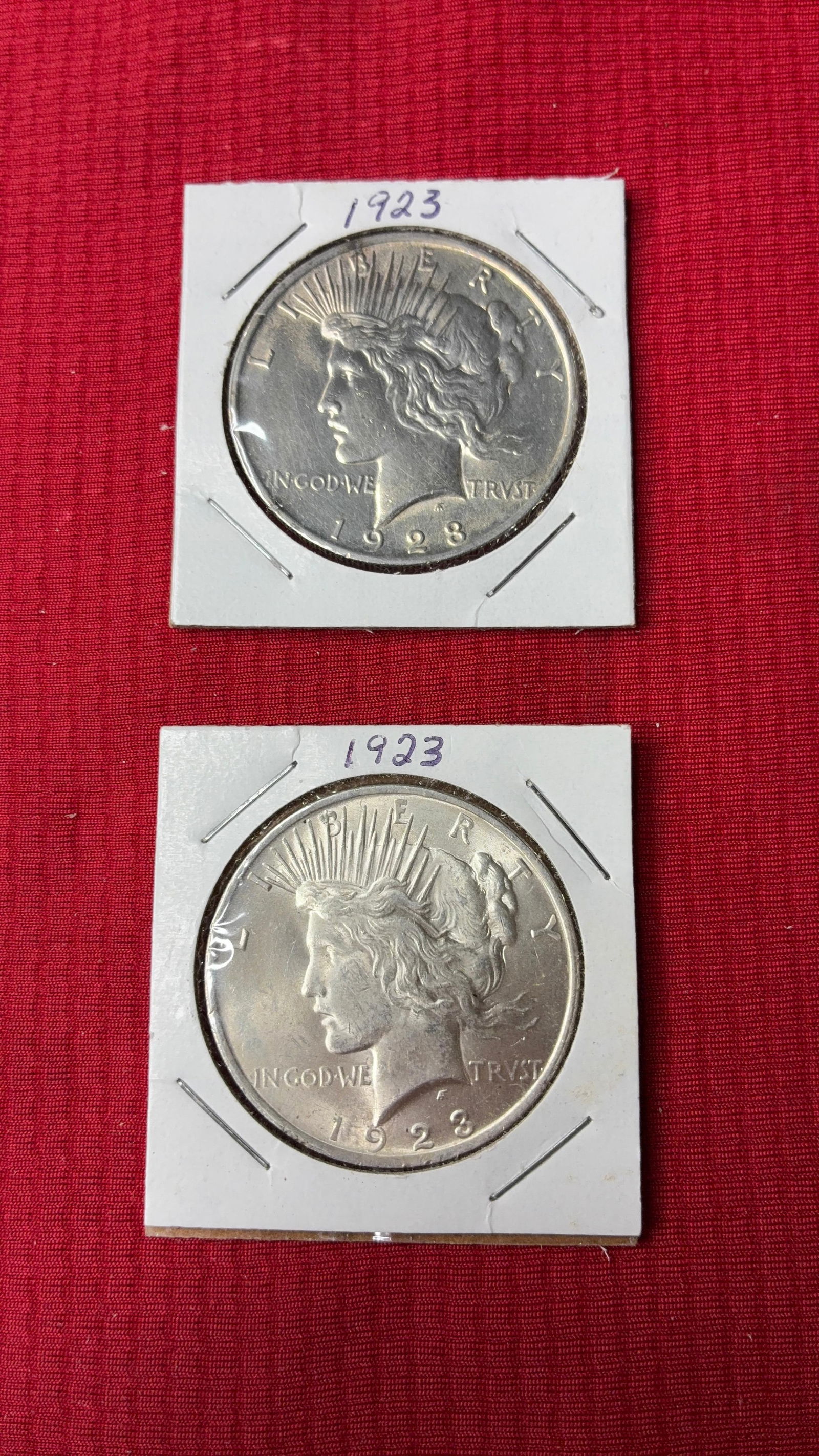1923 Peace Dollars (1 of 2)