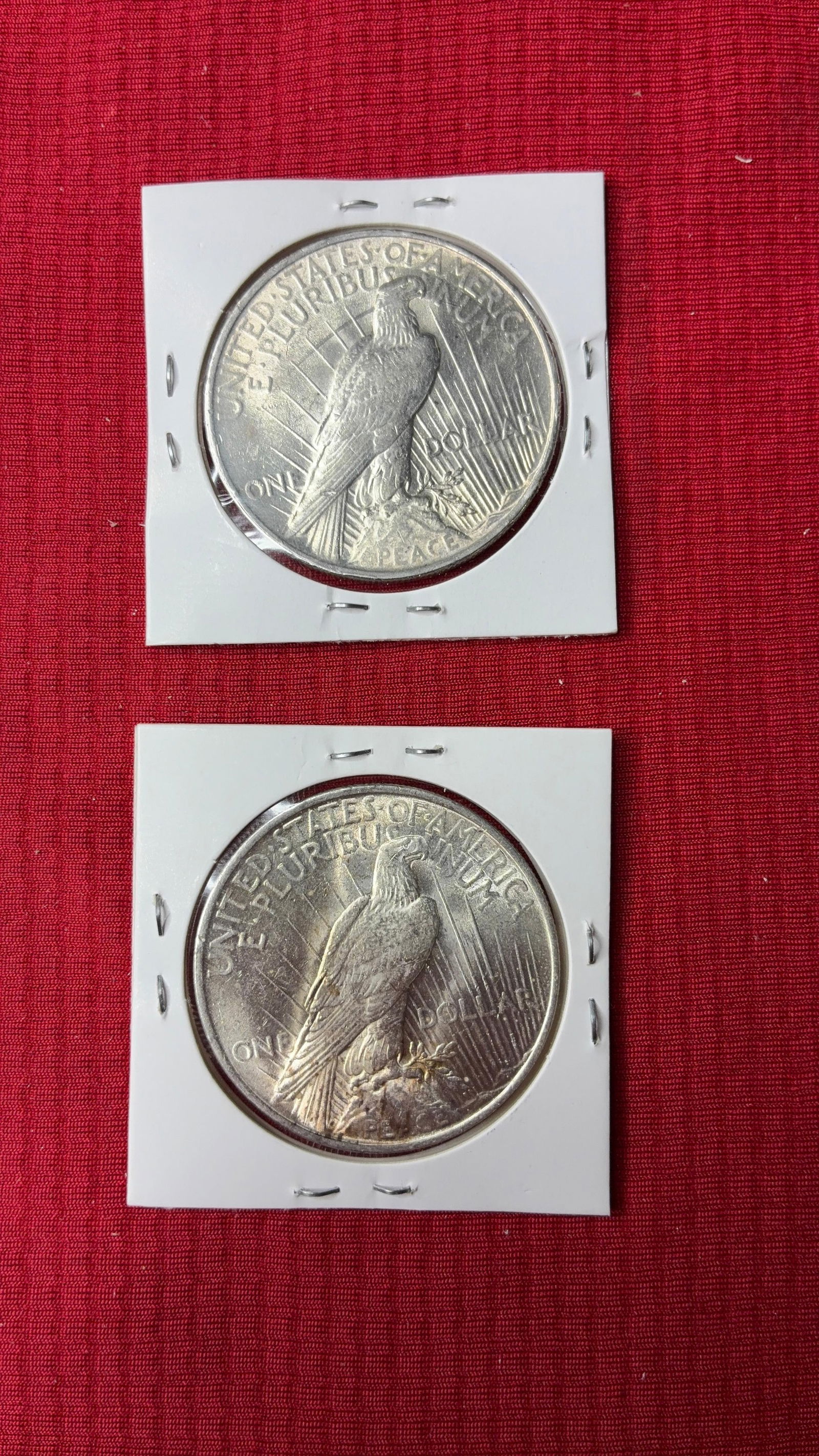 1923 Peace Dollars - 2