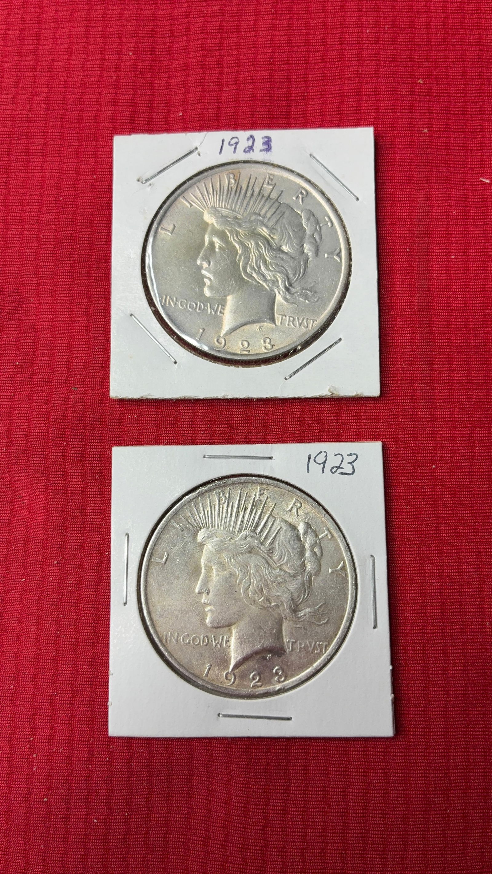 1923 Peace Dollars (1 of 2)