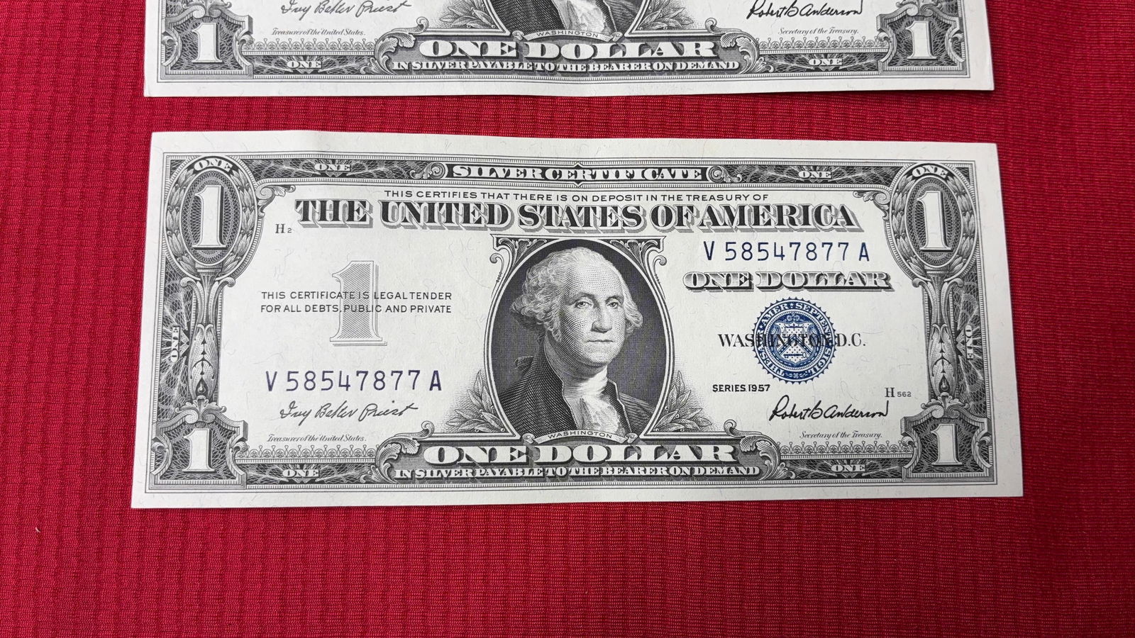 Uncirculated 1$ Silver Certificates - 3