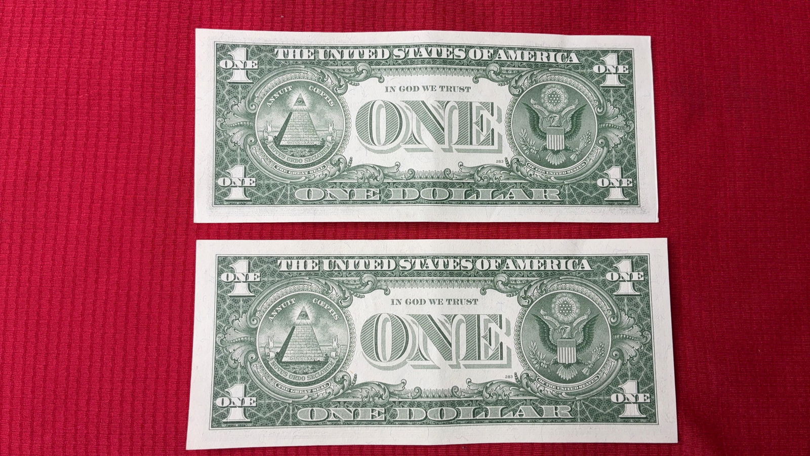 Uncirculated 1$ Silver Certificates - 4
