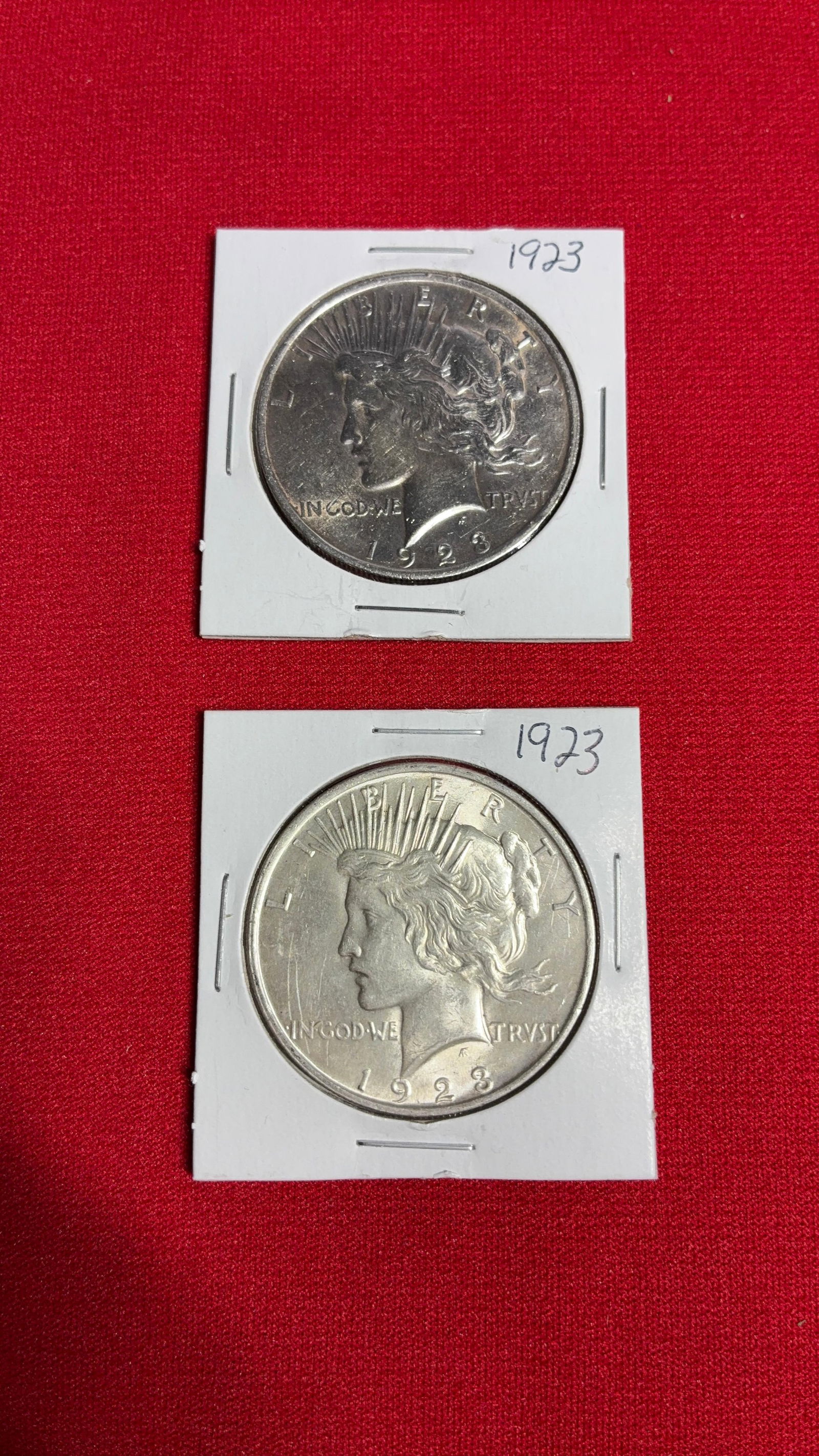 1923 Peace Dollars (1 of 2)