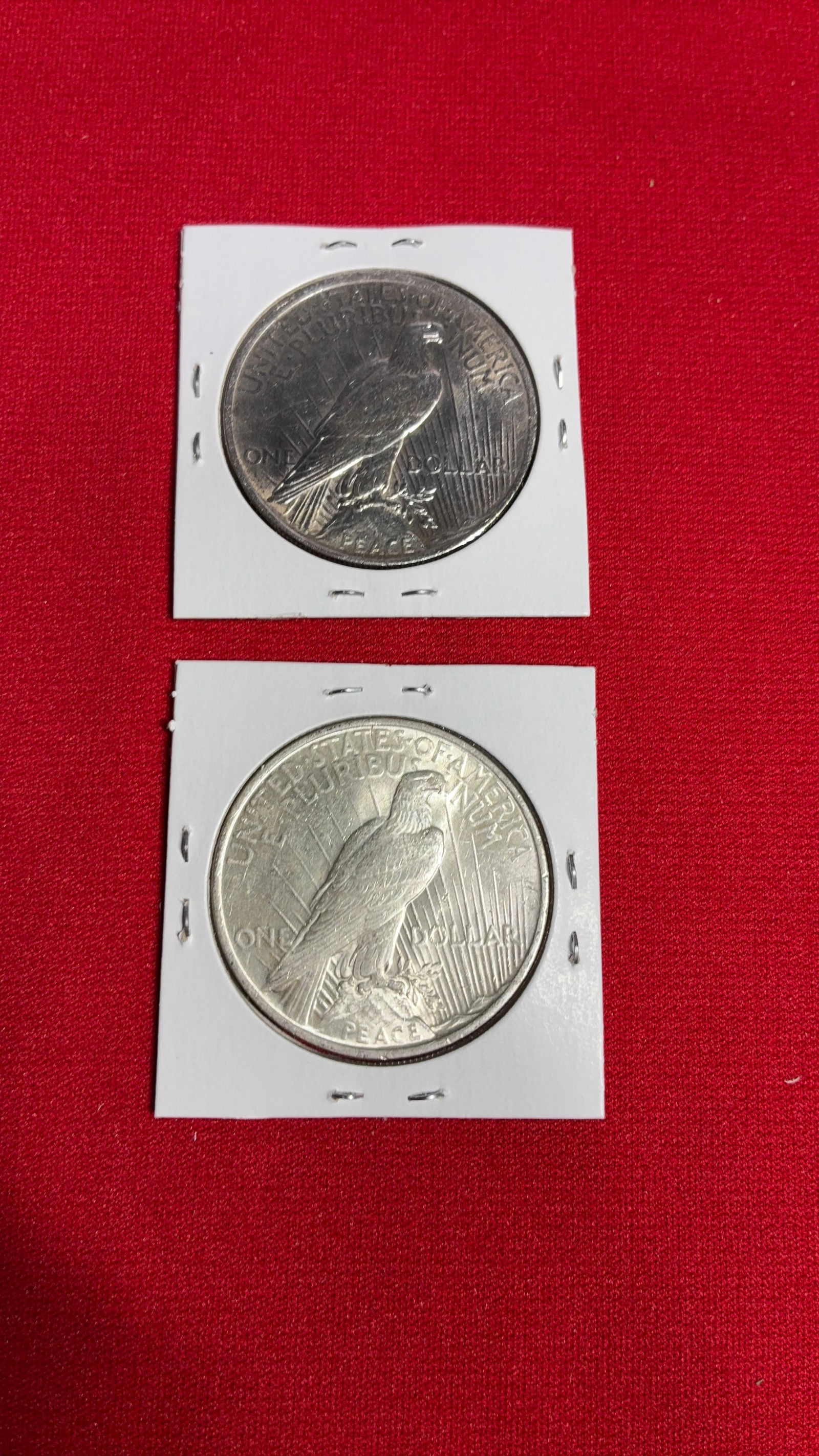 1923 Peace Dollars - 2
