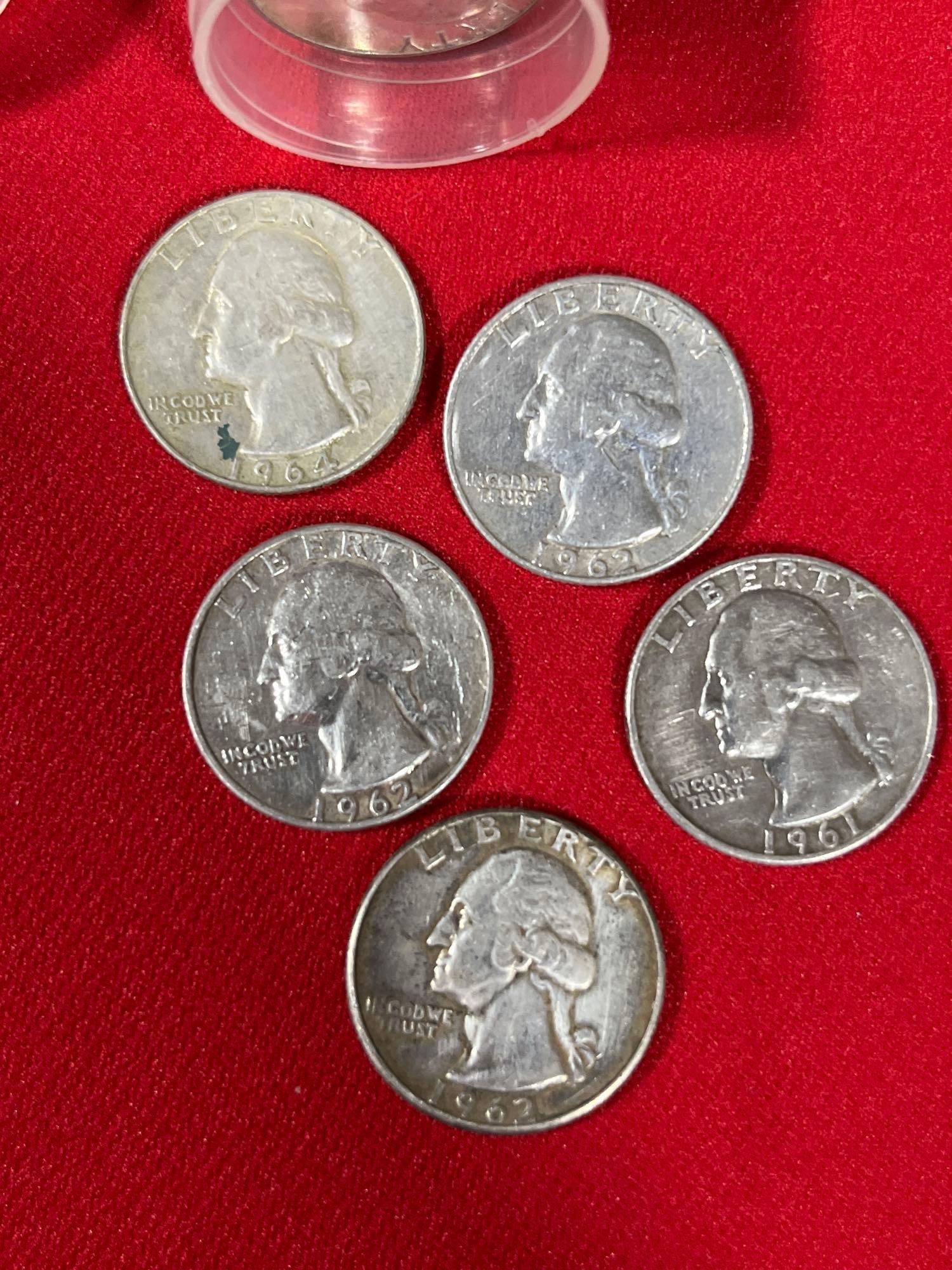 Silver Washington Quarters - 2