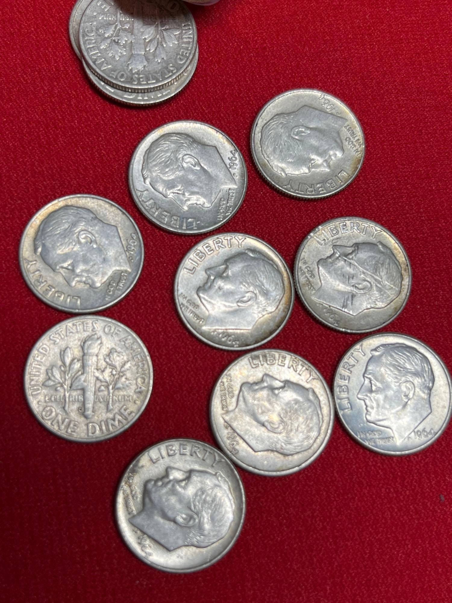 Early Roosevelt Dimes - 2