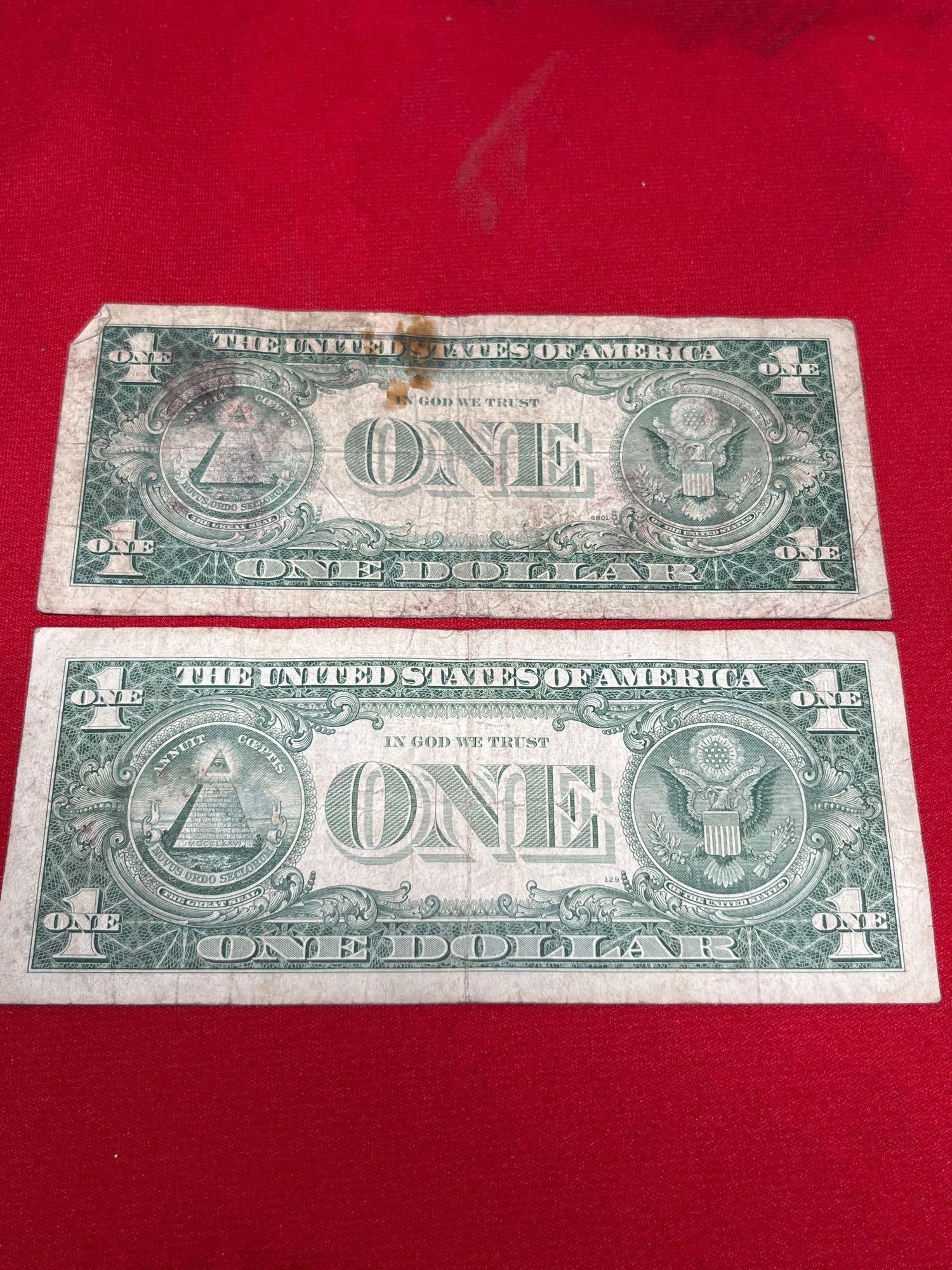 $1 Silver Certificates - 3