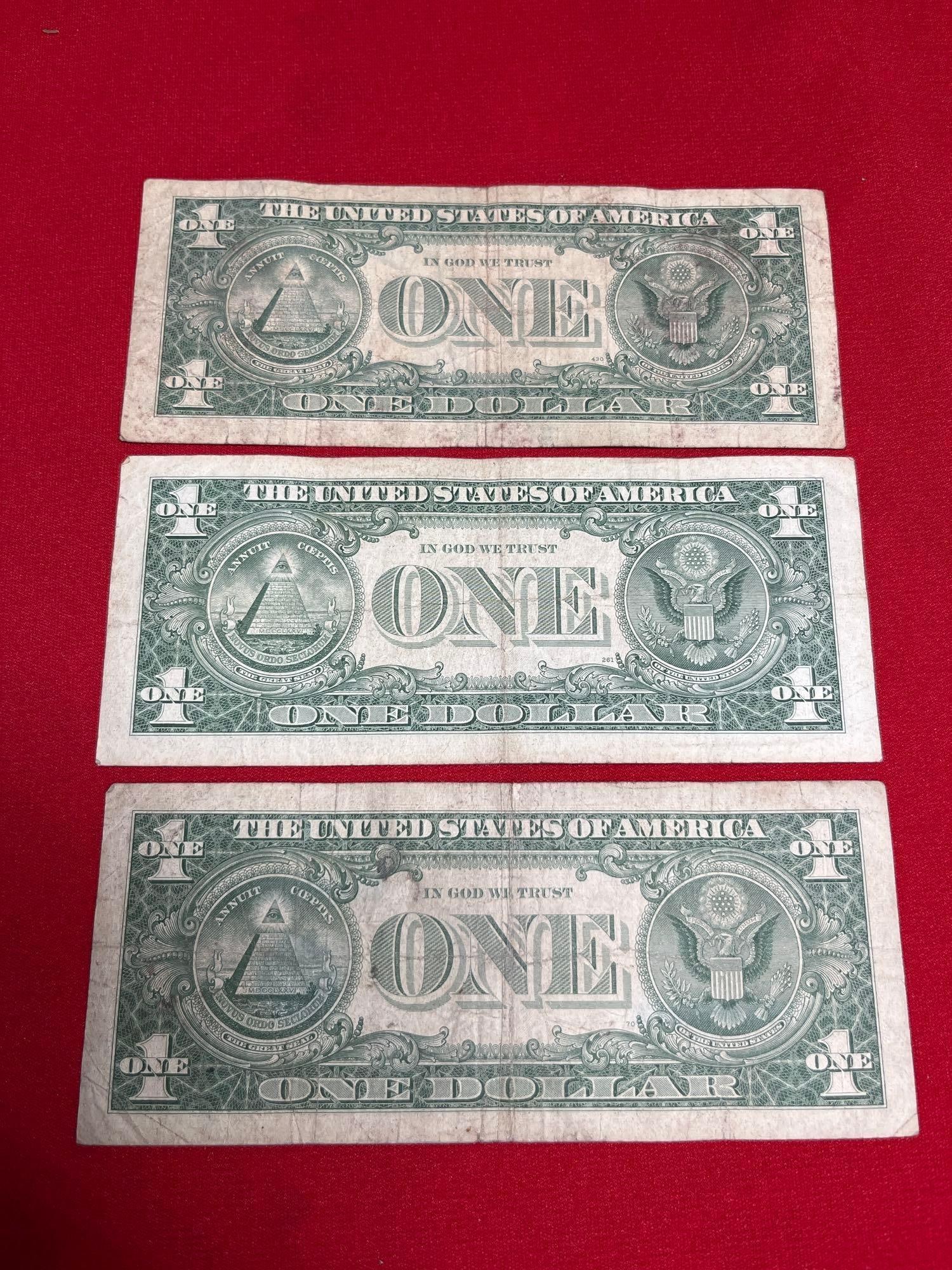 $1 Silver Certificates - 5