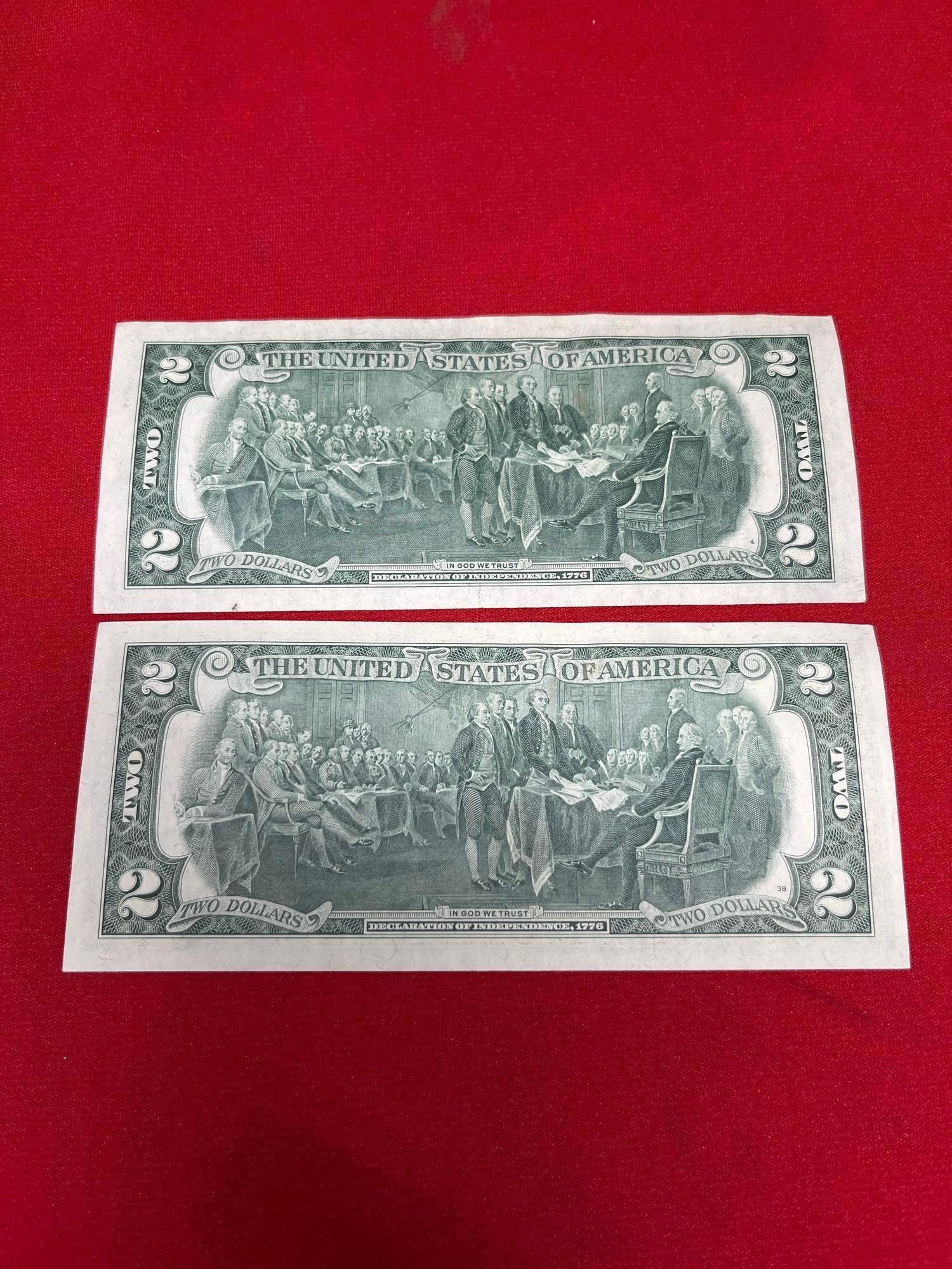 $2 Dollar Bills - 5