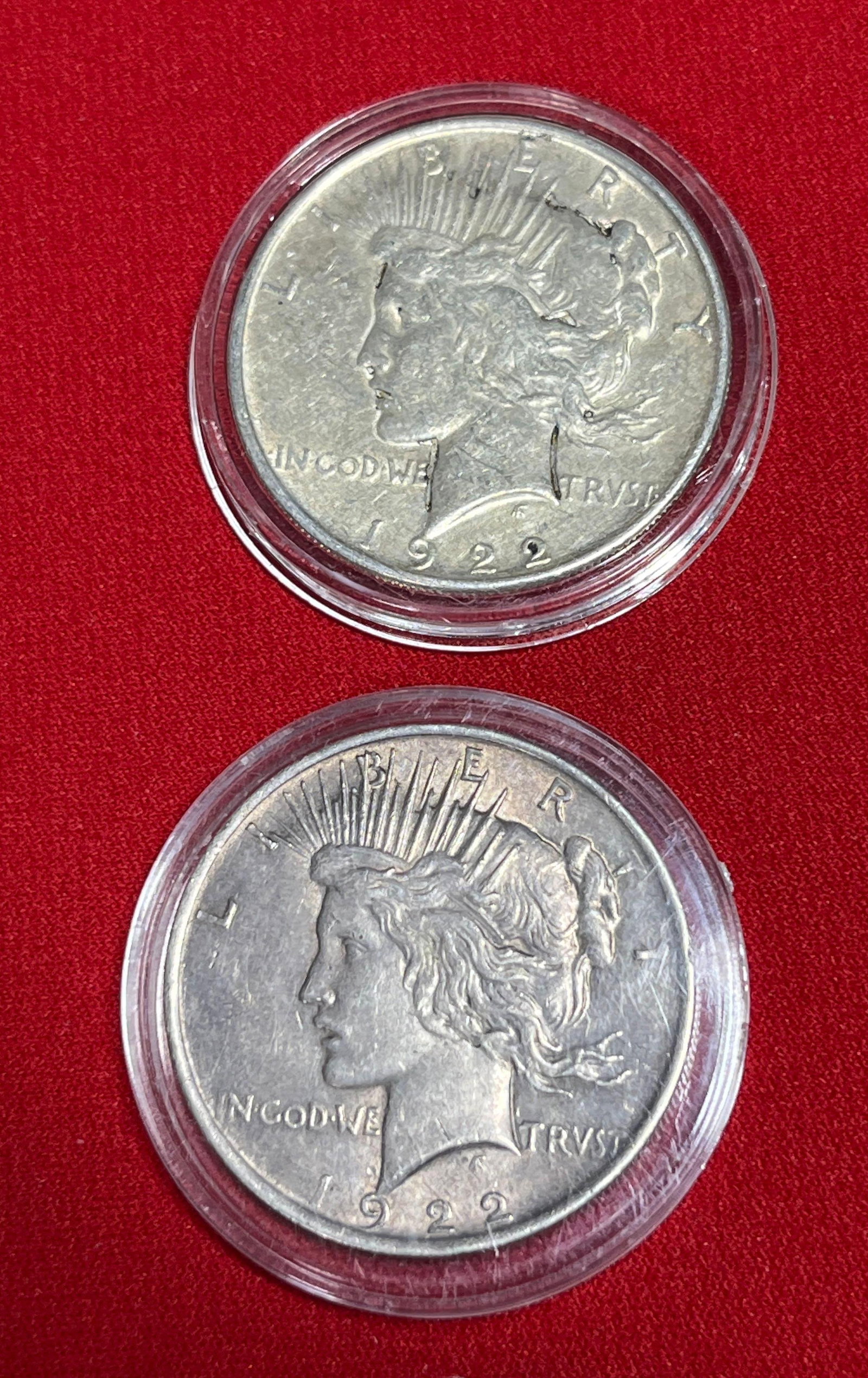 1922 Peace Dollars (1 of 5)