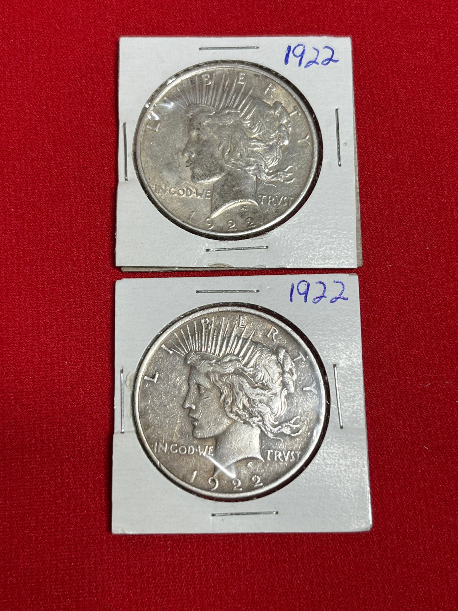 1922 Peace Dollars (1 of 2)