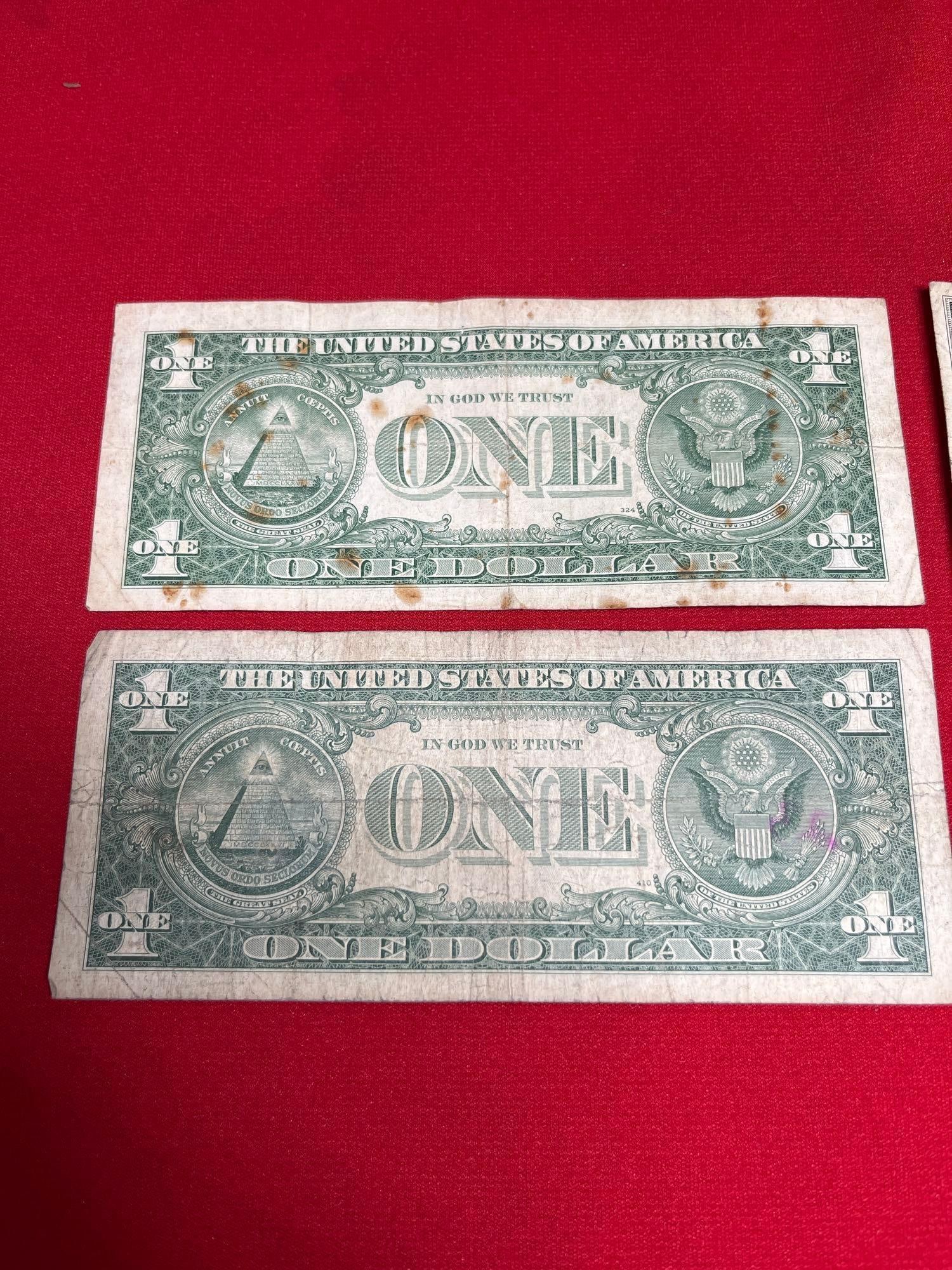 $1 Silver Certificates - 3