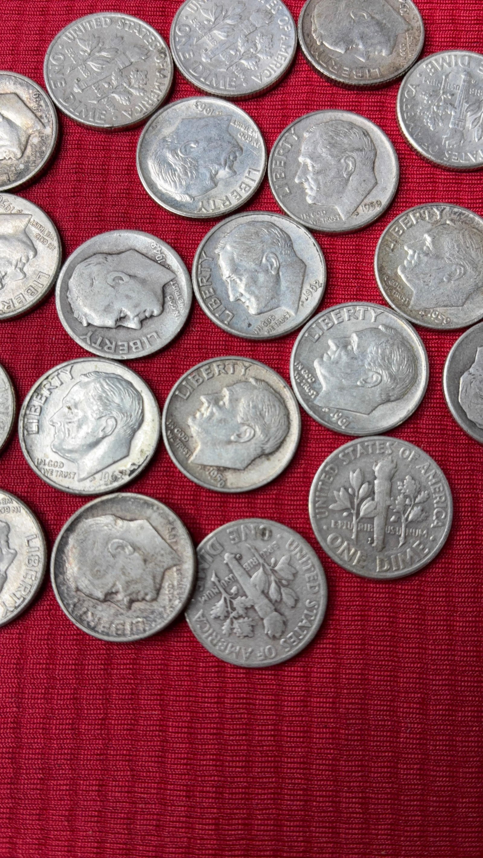 20 Roosevelt Dimes - 4