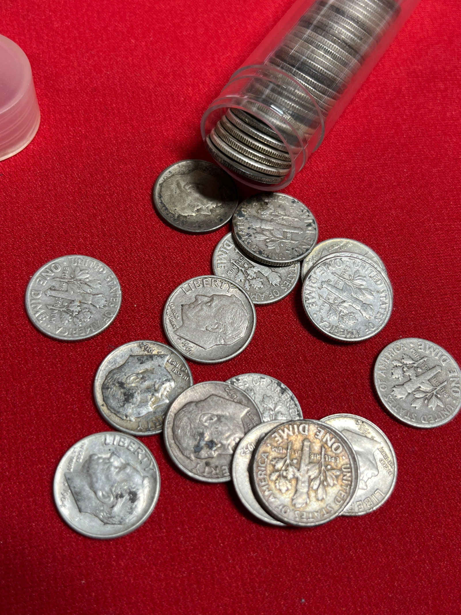 50 Silver Roosevelt Dimes - 2